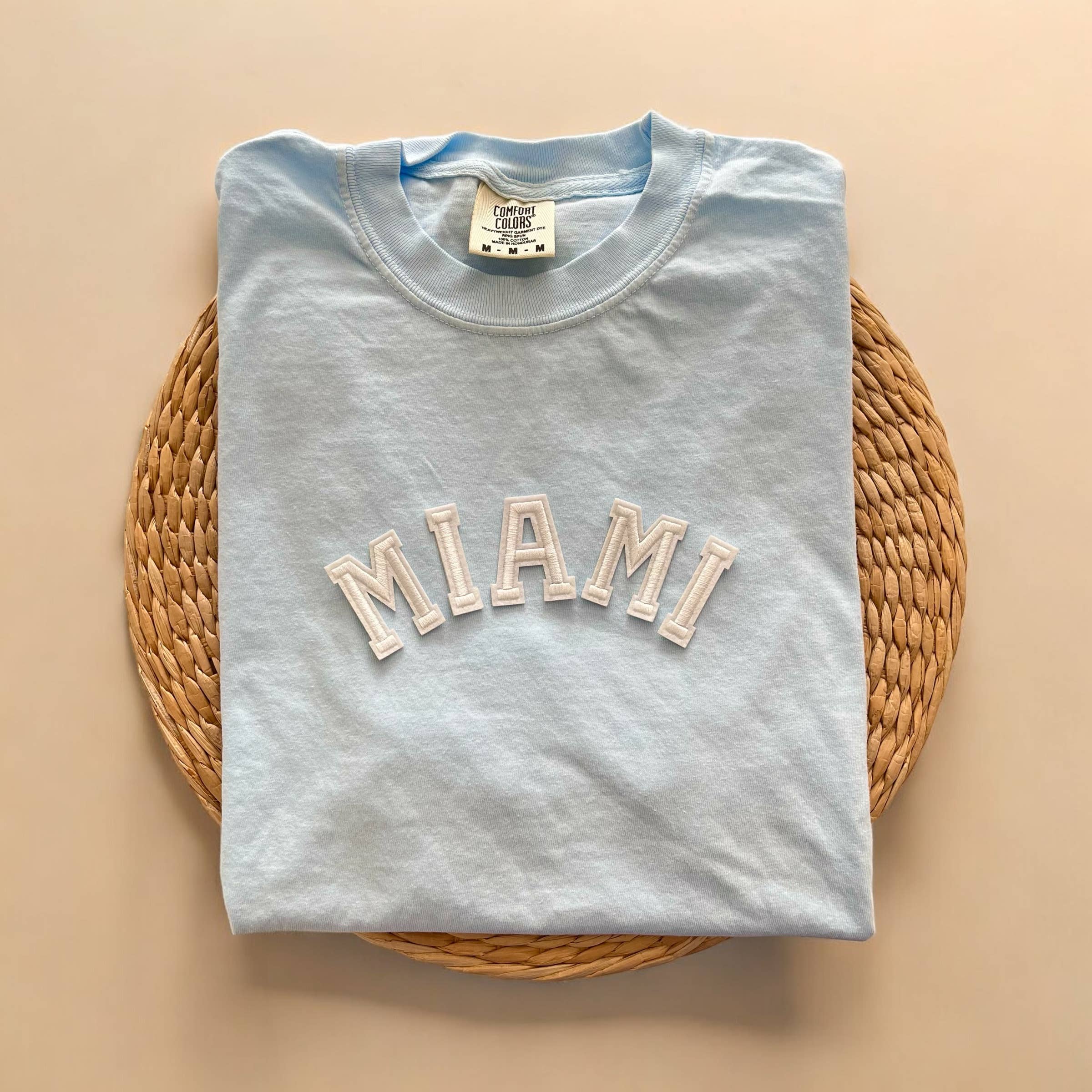 Comfort Colors Miami Tshirt, Miami Tee Hoodie, Sweatshirt | PodTeesHub.com
