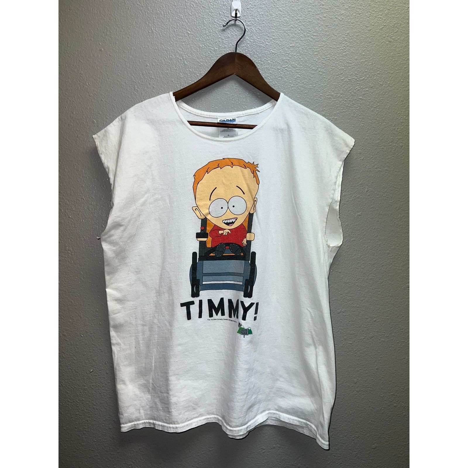 Gildan Vintage South Park Timmy Shirt Comedy Central Promo Xl T-Shirts, Hoodie, Sweatshirt