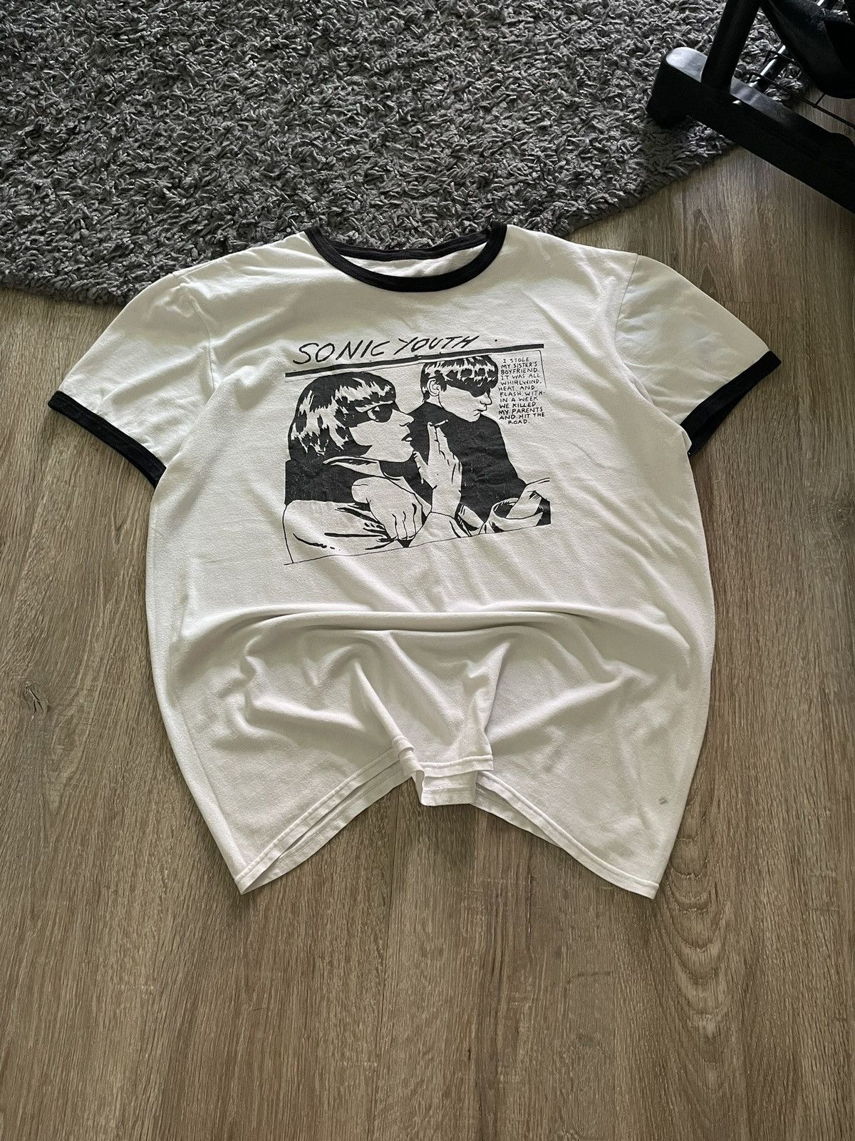 Band Tees Vintage Sonic Youth Goo Album Band Rock Boxy Fit T Shirt Hoodie, Sweatshirt | PodTeesHub.com