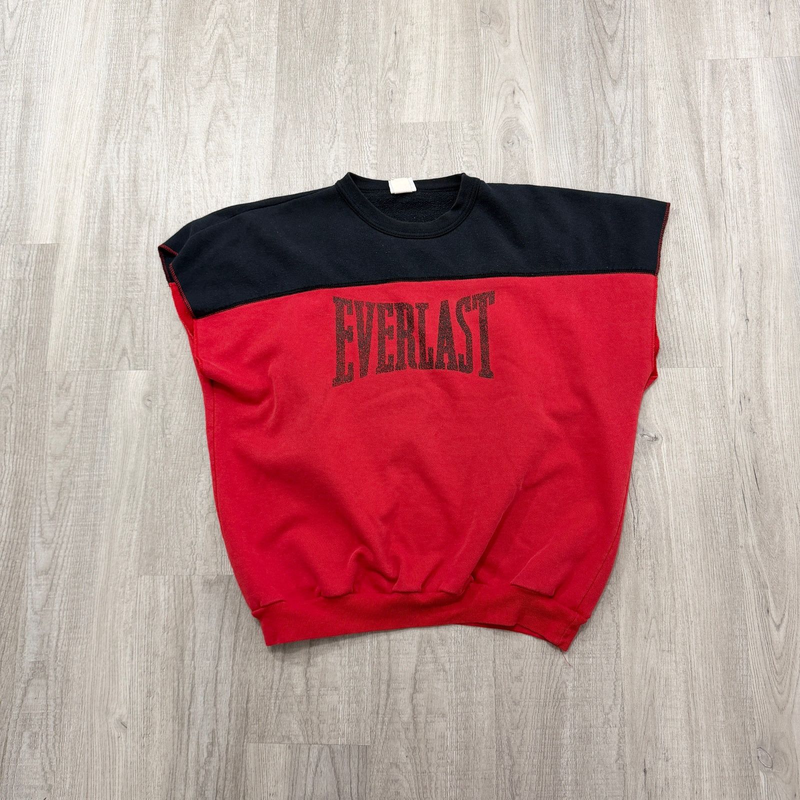 Vintage Everlast Muscle Cutoff Sweatshirt Mens Large 80s Gym T-Shirts, Hoodie | PodTeesHub.com