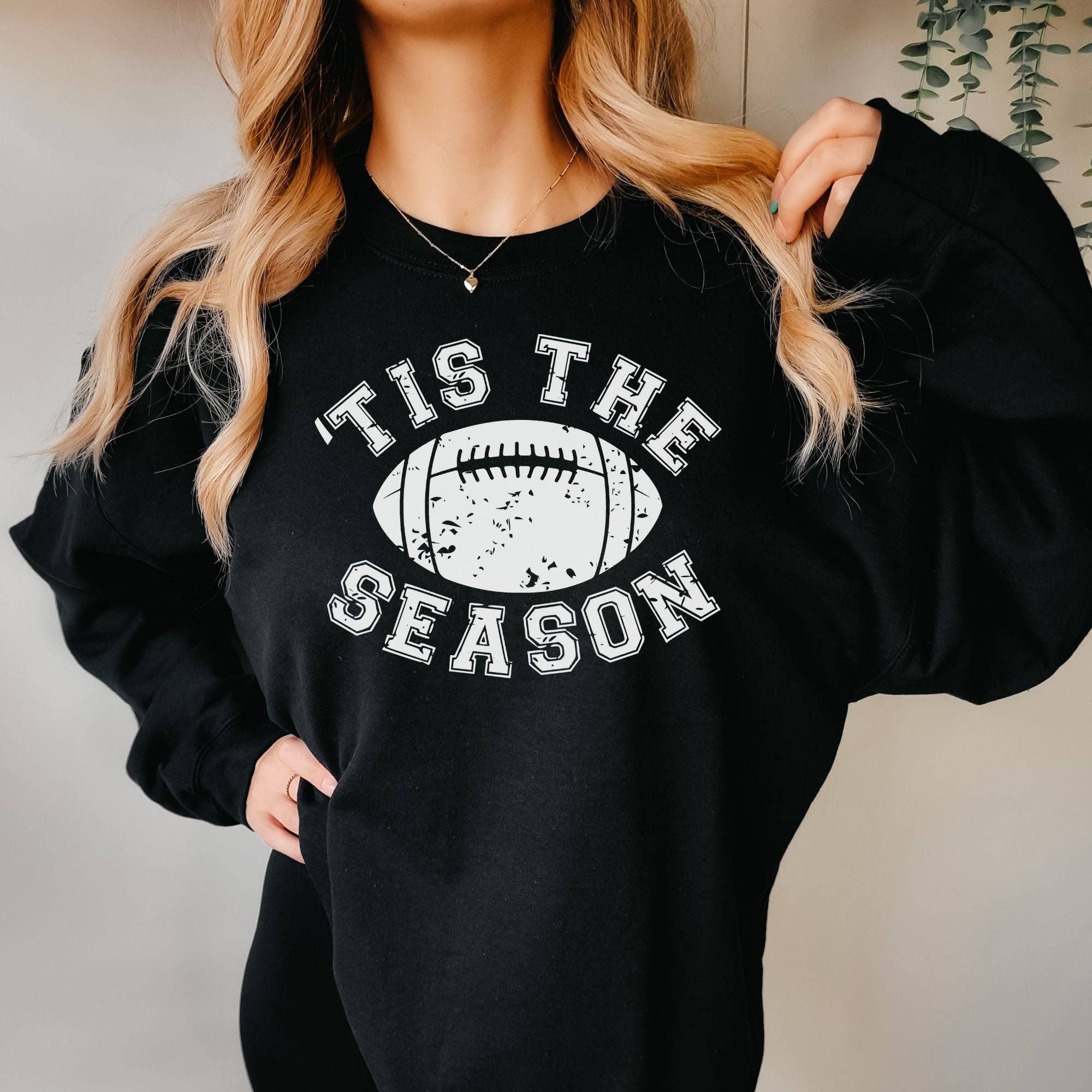 Unisex Football Season Sweatshirt Hoodie/Crewneck T-Shirts | PodTeesHub.com