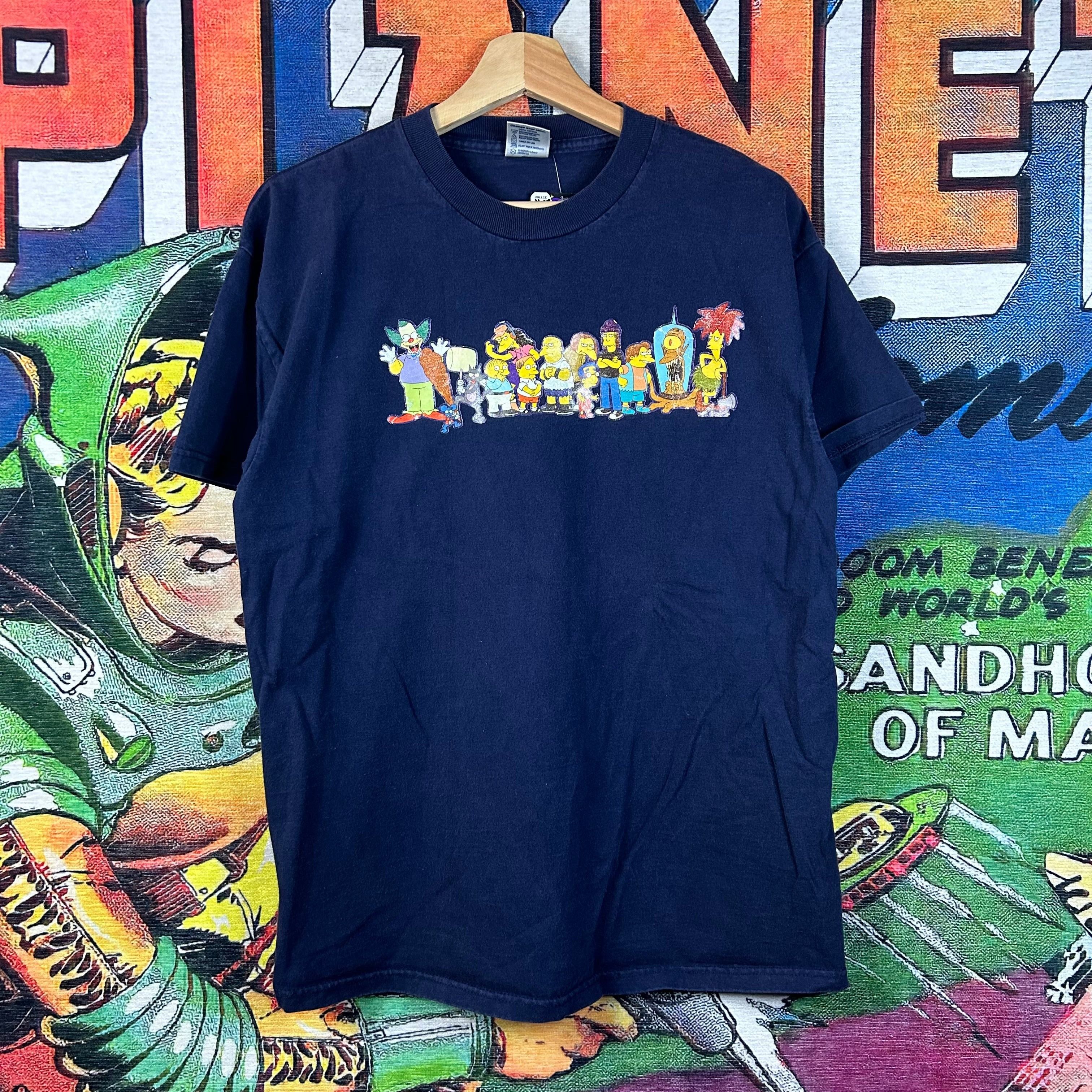 Vintage Y2k The Simpsons Tee Size Large Hoodie, Sweatshirt | PodTeesHub.com
