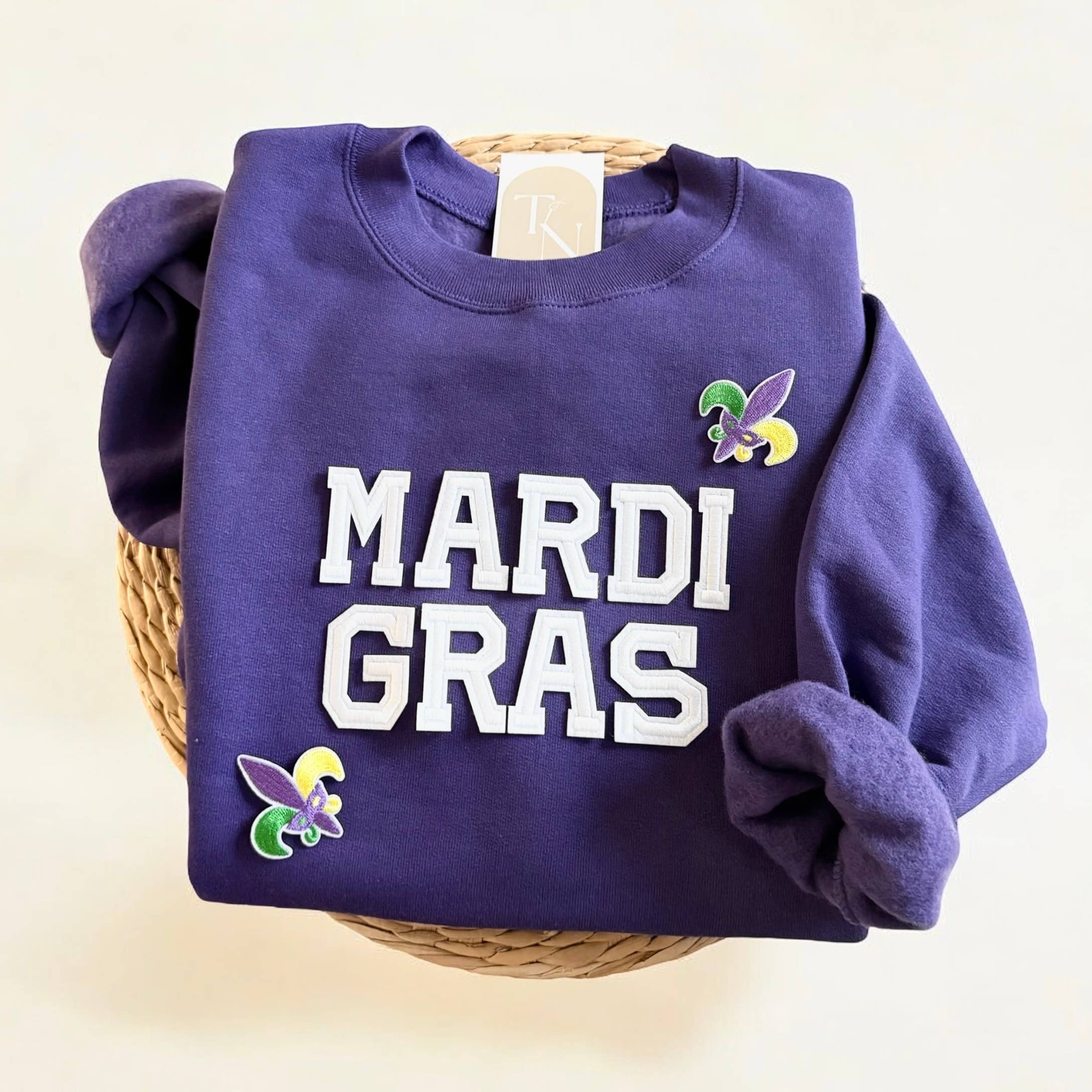 Mardi Gras Crewneck Sweatshirt T-Shirts, Hoodie | PodTeesHub.com