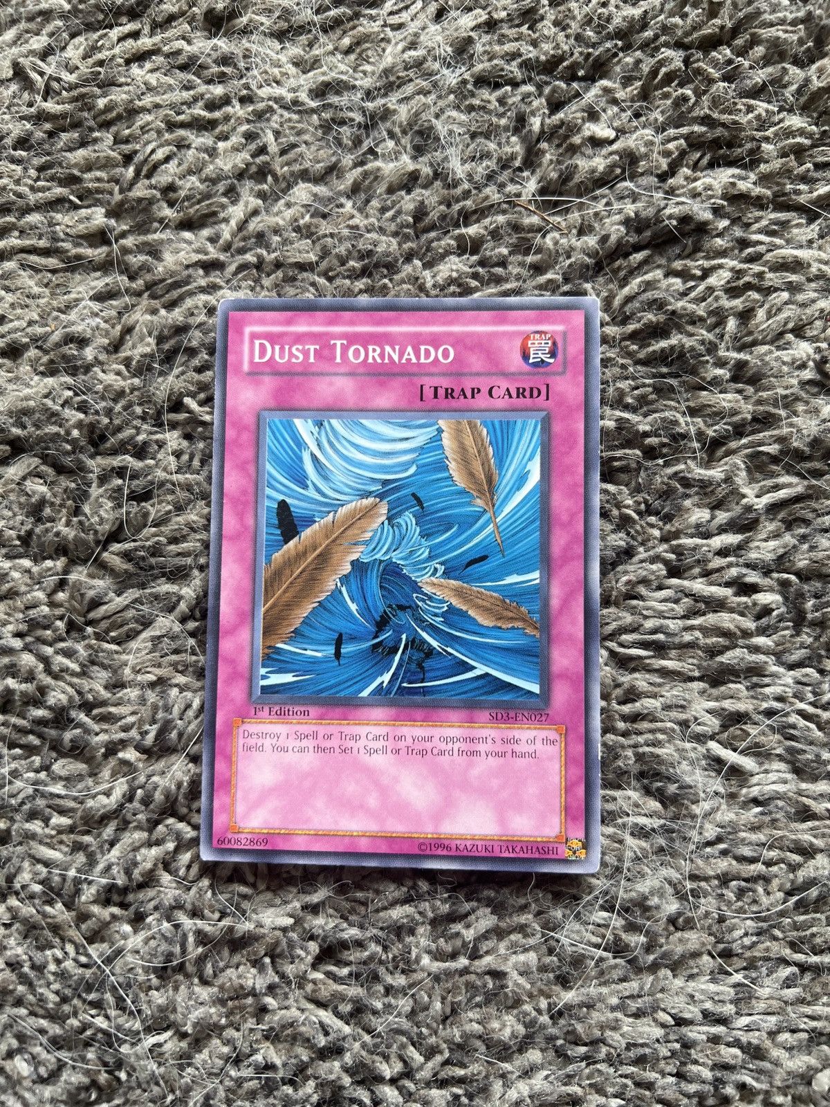 Vintage 1996 Konami Yu Gi Oh Dust Tornado Card T-Shirts, Hoodie, Sweatshirt | PodTeesHub.com