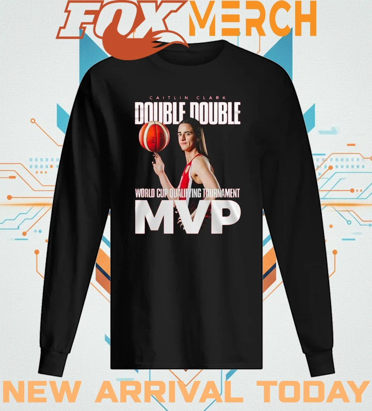 Caitlin Clark MVP of the 2026 FIBA Women’s World Cup Qualifying Tournament t-shirt