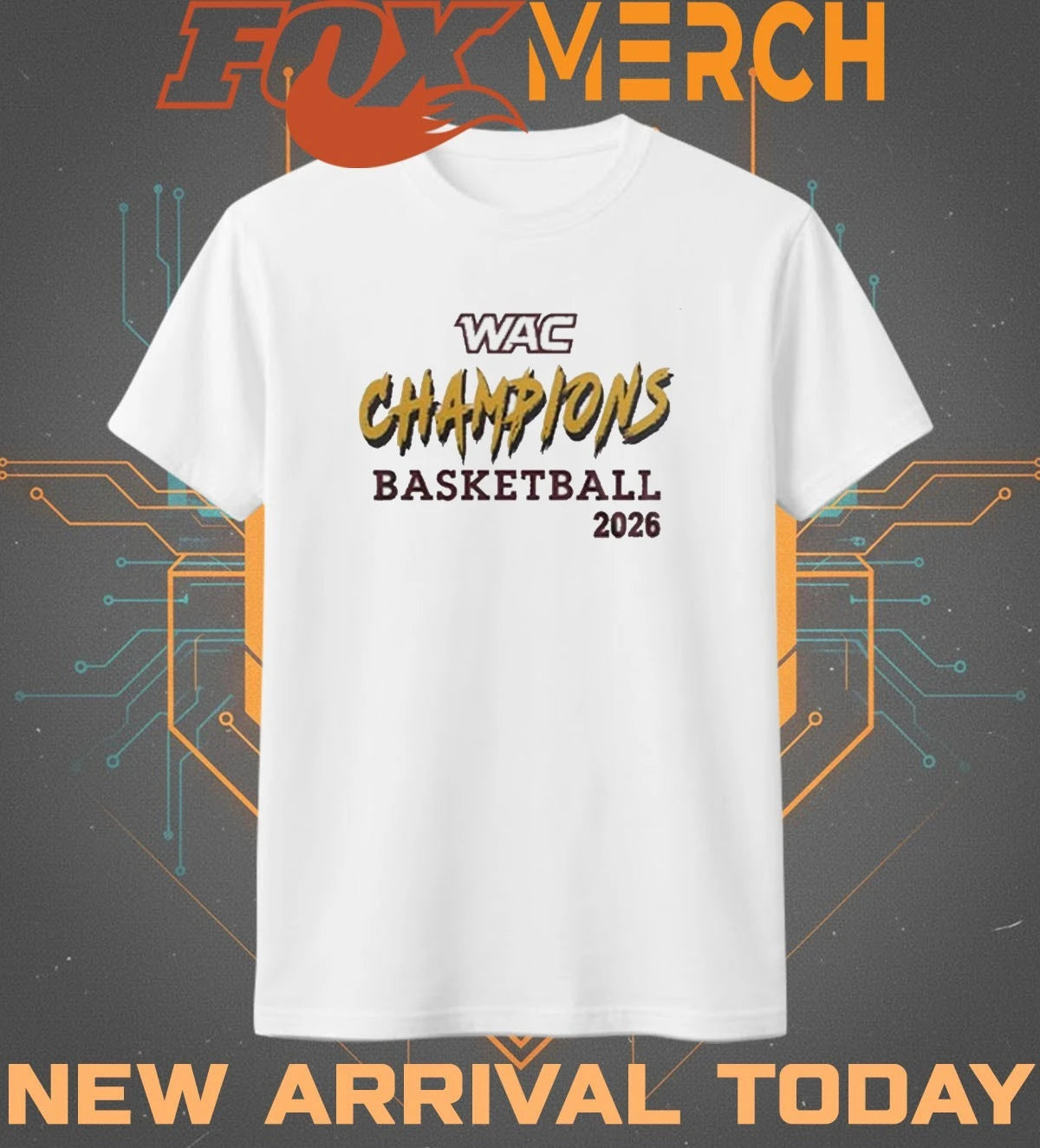 California Baptist 2026 WAC Champions t-shirt