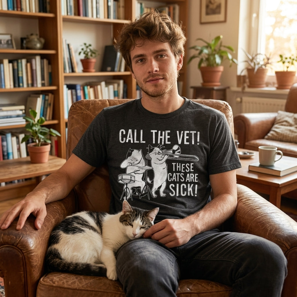 Call The Vet These Cats Are Sick Men's T Shirt