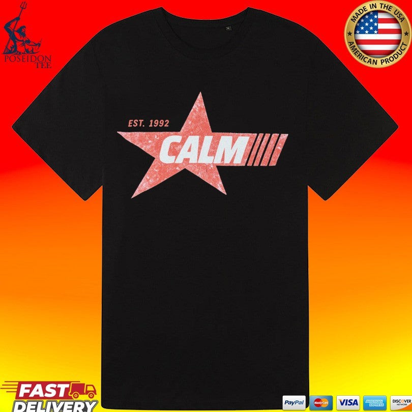 Calm Red Star Est 1992 T-shirt