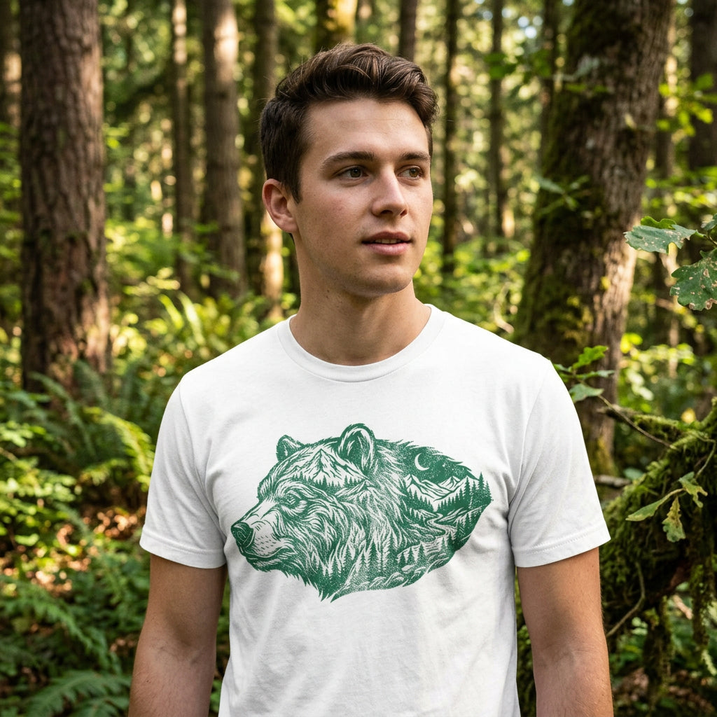 Nature Bear Men's T Shirt