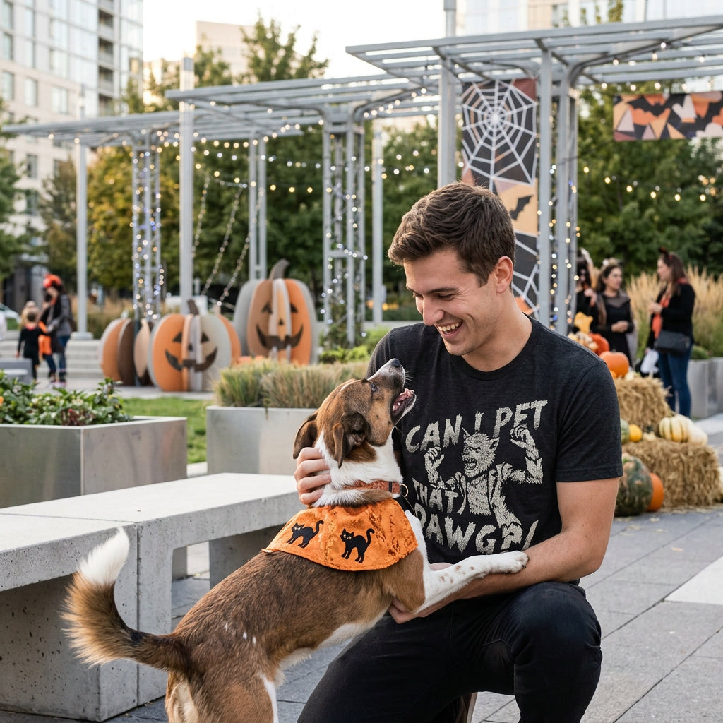 Can I Pet That Dog Werewolf Men's T Shirt
