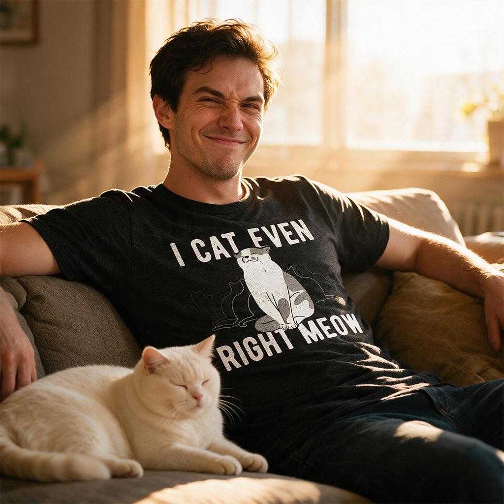 I Cant Even Right Meow Men's T Shirt