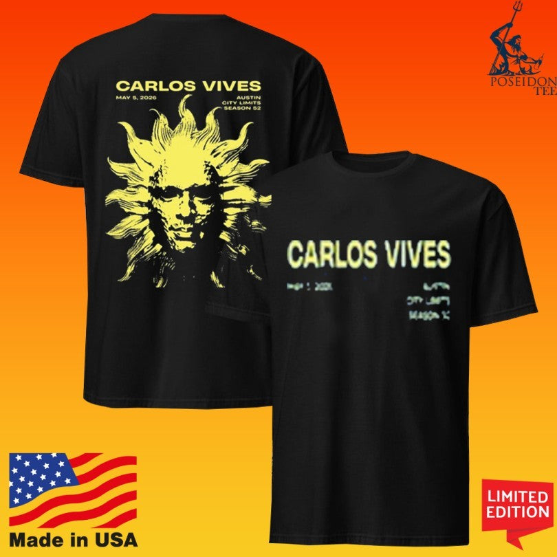 Carlos Vives 5.5.2026 Austin T-shirt