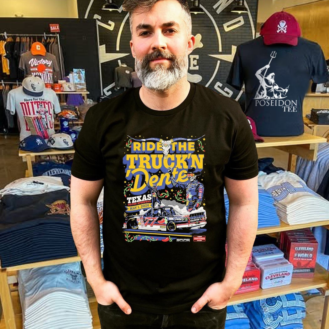 Carson Hocevar Texas Ride The Trucks Dente 2026 Win T-shirt