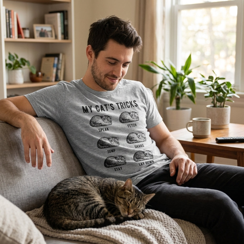 My Cats Tricks Men's T Shirt