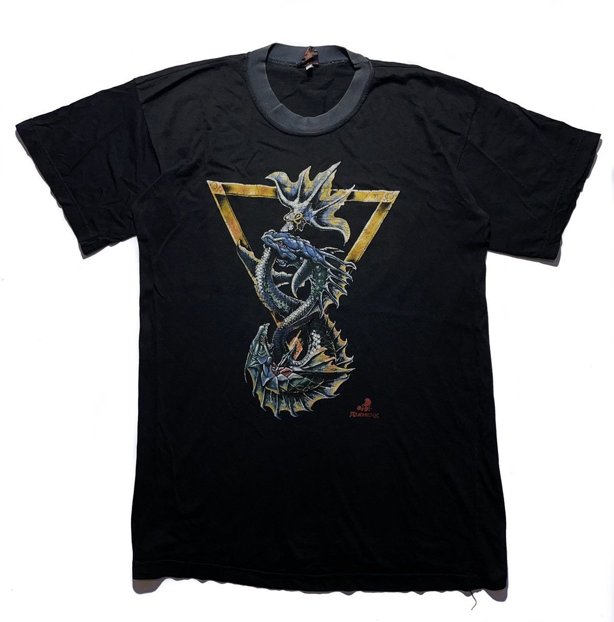 Alchemy Gothic Vintage Dragon Logo T Shirt Hoodie, Sweatshirt | PodTeesHub.com