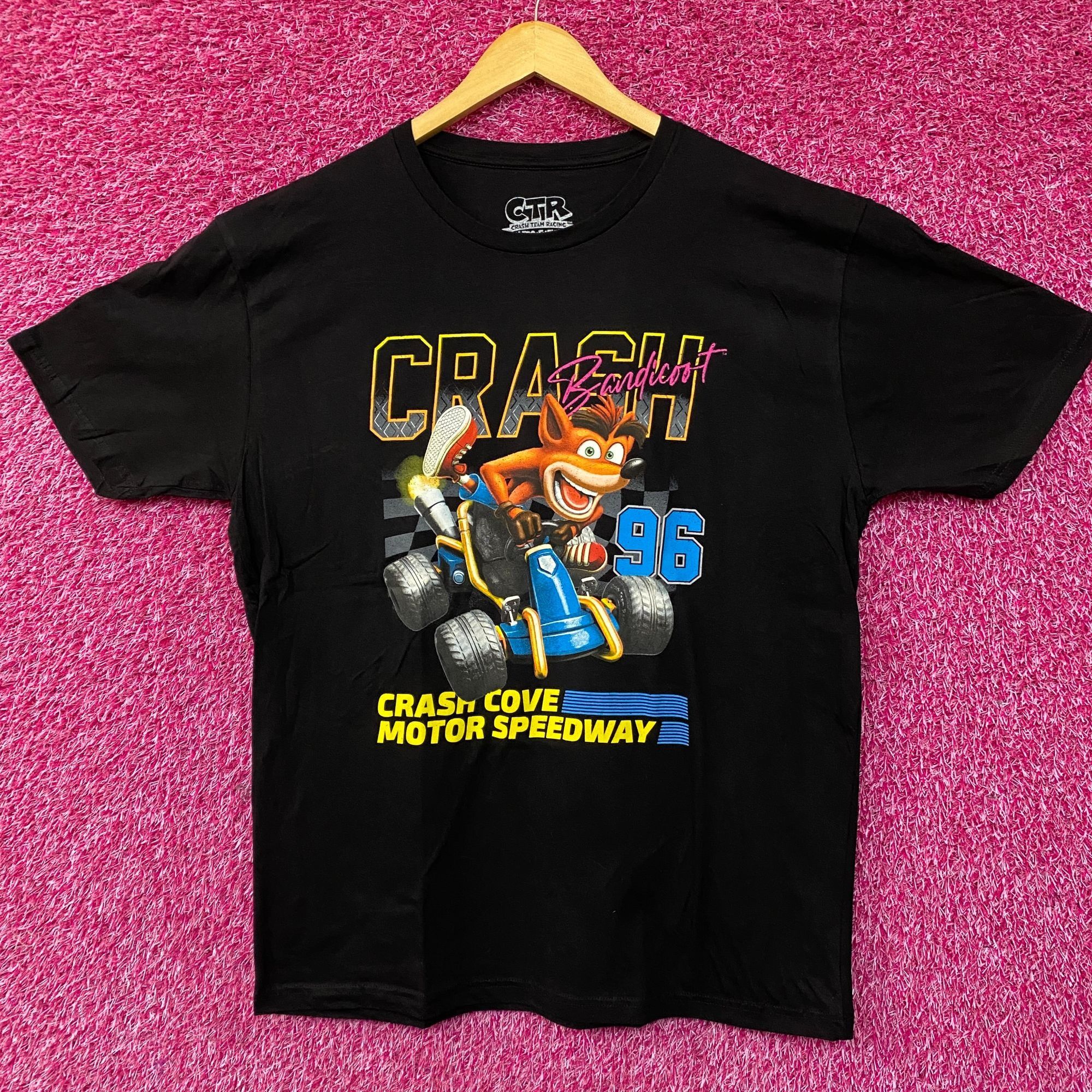 Other Crash Bandicoot Motor Speedway Retro Video Game T Shirt 2xl Hoodie, Sweatshirt | PodTeesHub.com