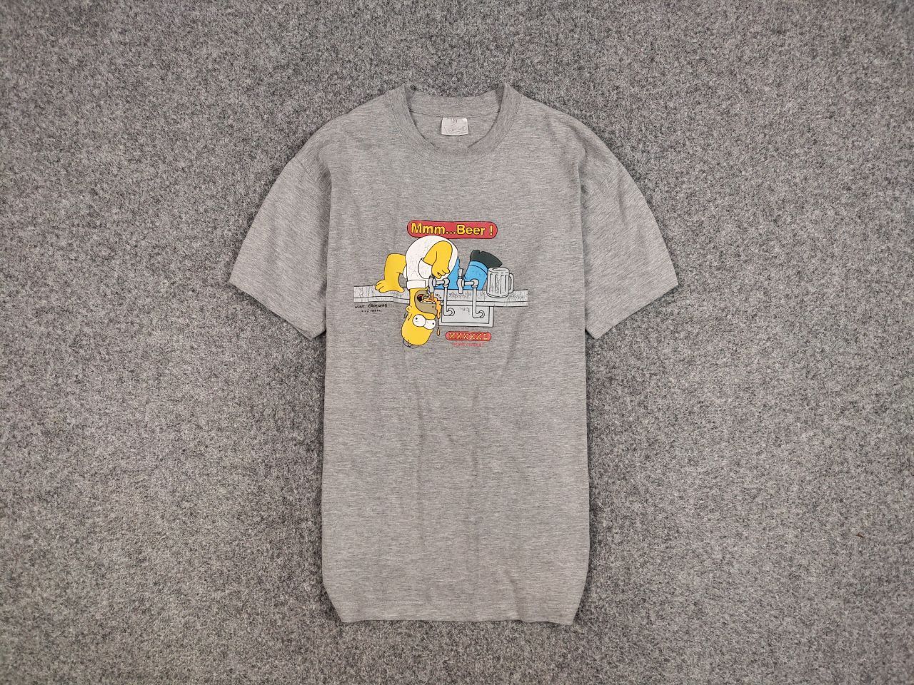 The Simpsons Vintage 0 S Tee Homer Simpsons Beer T Shirt Matt Groening Hoodie, Sweatshirt | PodTeesHub.com