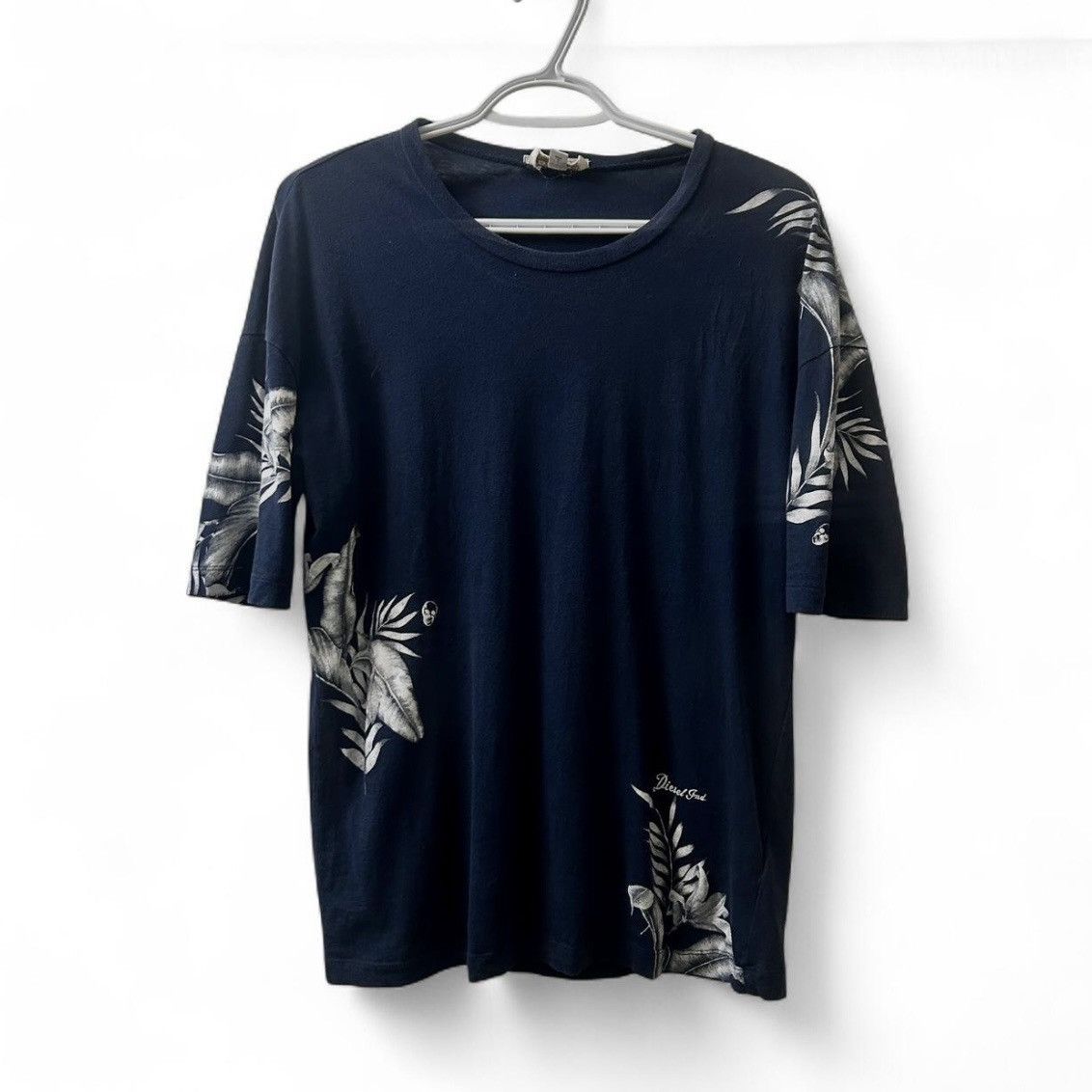 Diesel Navy Graphic Tee Hoodie, Sweatshirt | PodTeesHub.com