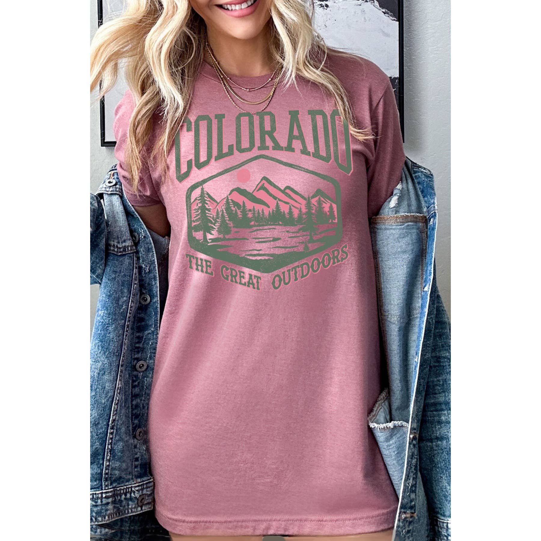 Colorado Relaxed Fit Women's Screen Printed T-Shirt Hoodie, Sweatshirt | PodTeesHub.com