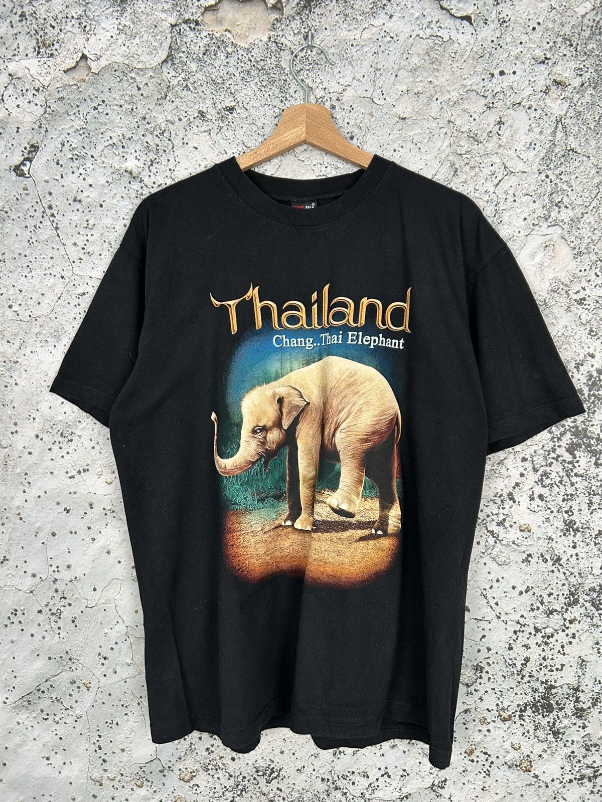 Vintage Thailand Elephant Graphic Tee 90s Baggy Rap Skate Hoodie, Sweatshirt | PodTeesHub.com