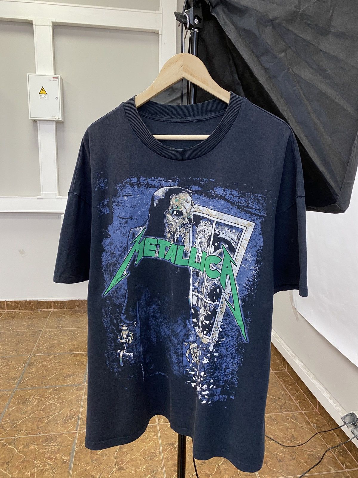 Vintage Metallica Pushead Rock Band Rare Retro T Shirt Hoodie, Sweatshirt | PodTeesHub.com