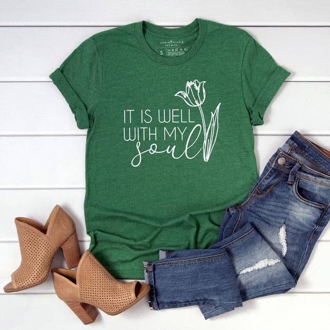 It Is Well Graphic Tee Shirt Hoodie, Sweatshirt | PodTeesHub.com