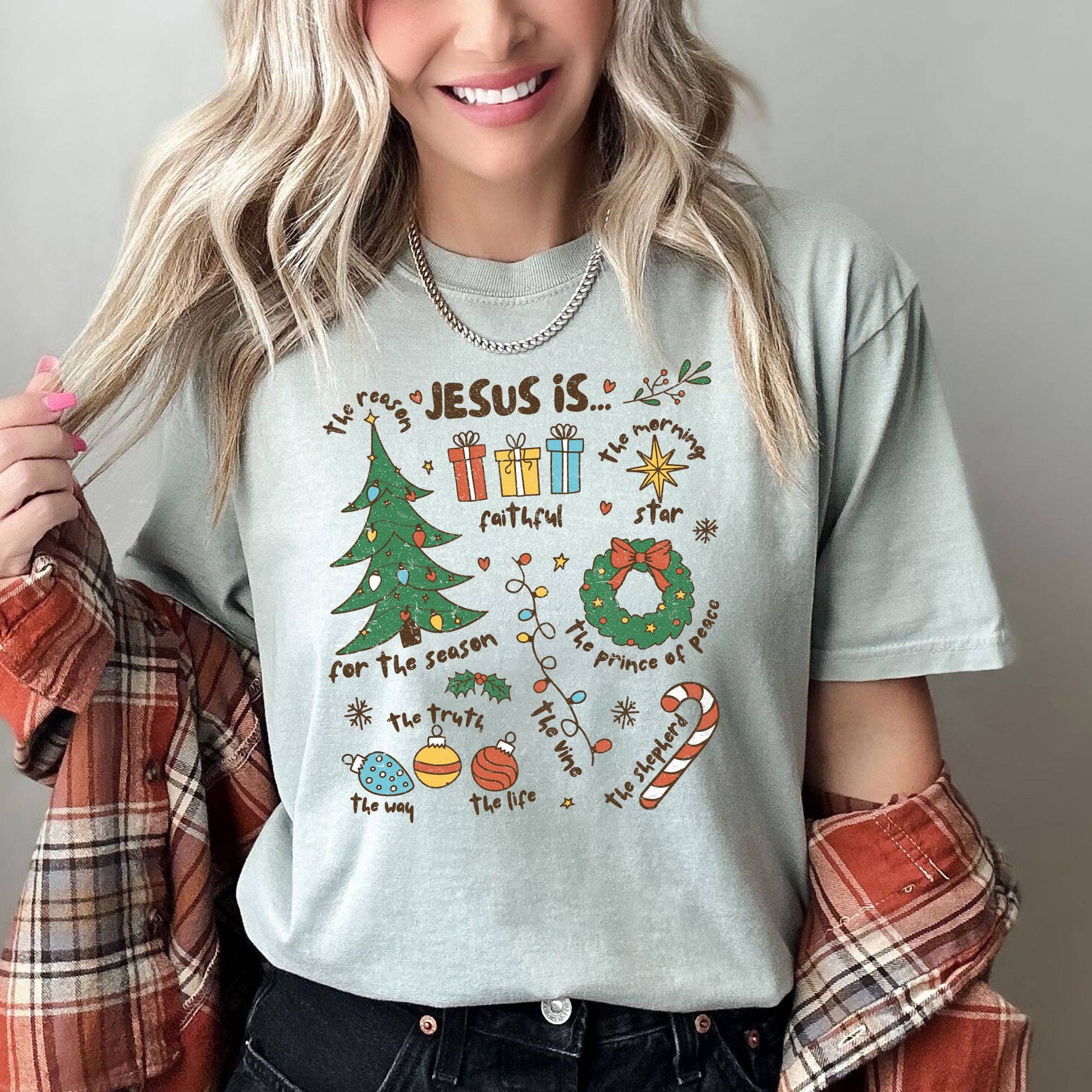 Jesus Is the Reason, Christmas, Religious, Christian Tshirt Hoodie, Sweatshirt | PodTeesHub.com