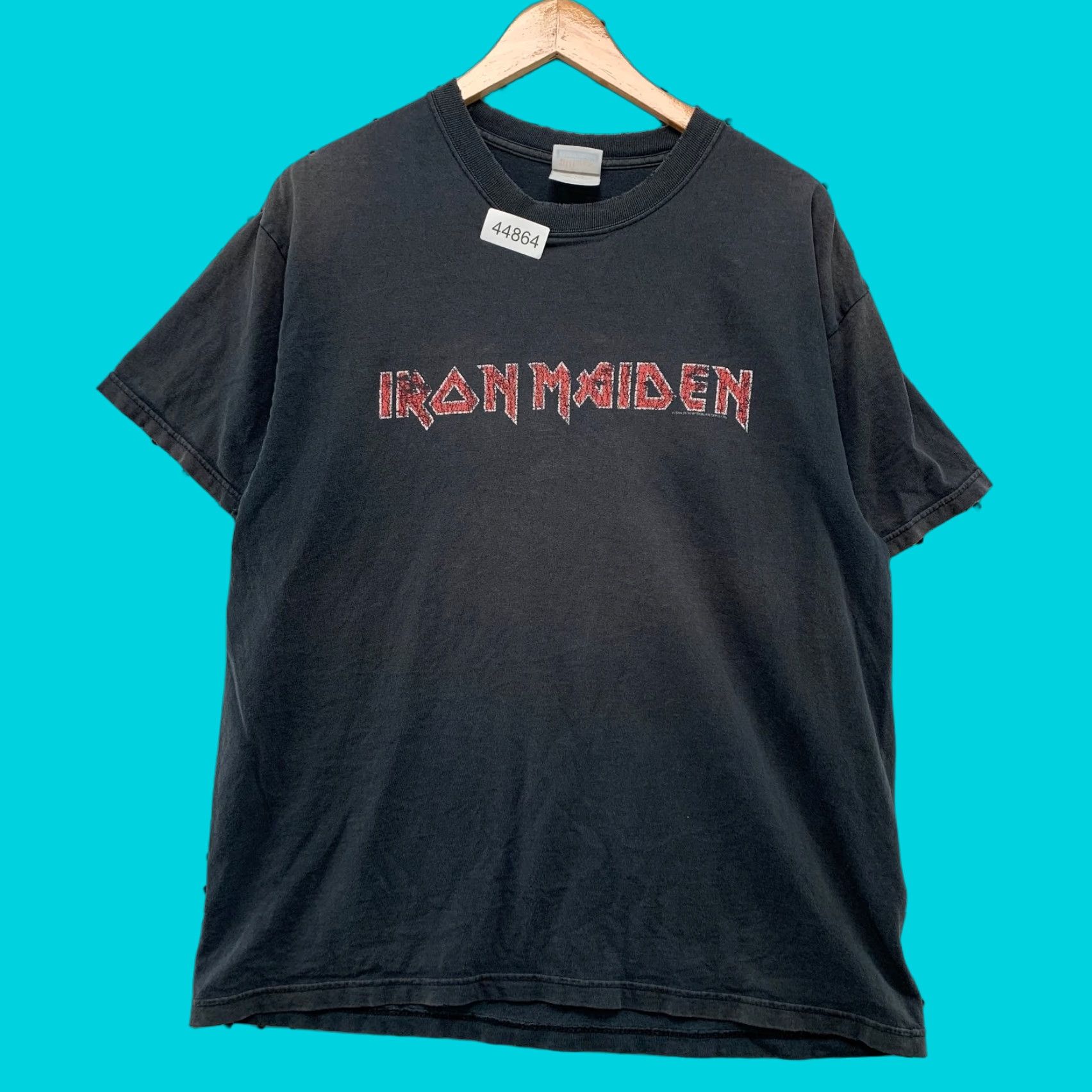 Hanes Vintage Iron Maiden Shirt Mens Large Black Rock Band Music Usa Shirt Hoodie, Sweatshirt | PodTeesHub.com