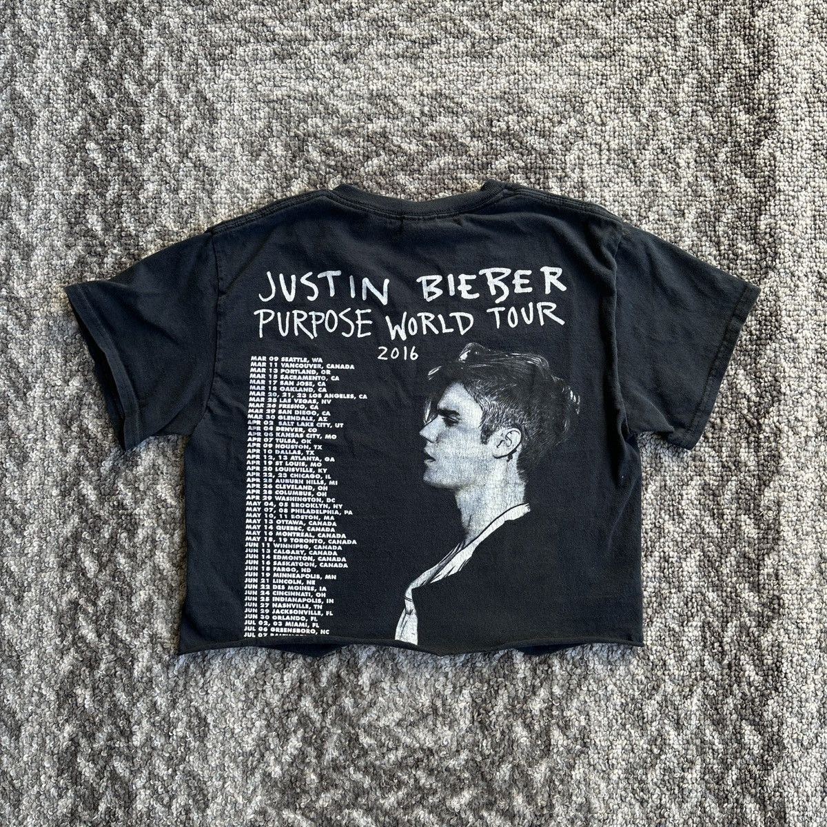 Gildan X Justin Bieber Chopped Justin Bieber Purpose World Tour 2016 T Shirt Hoodie, Sweatshirt | PodTeesHub.com