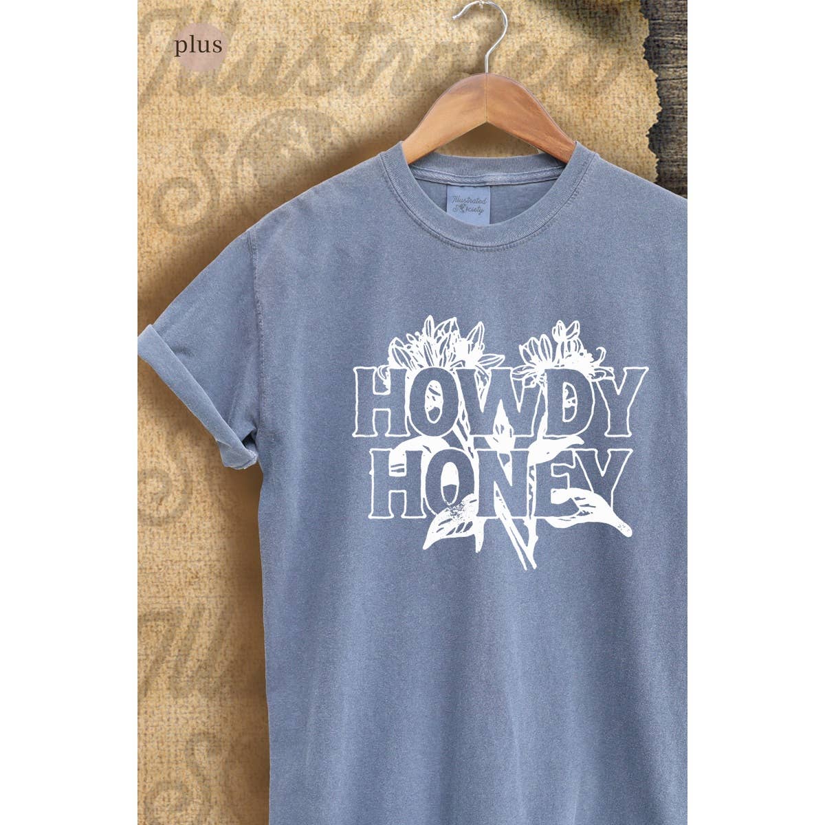Howdy Honey Vintage Graphic Plus Tee Hoodie, Sweatshirt | PodTeesHub.com