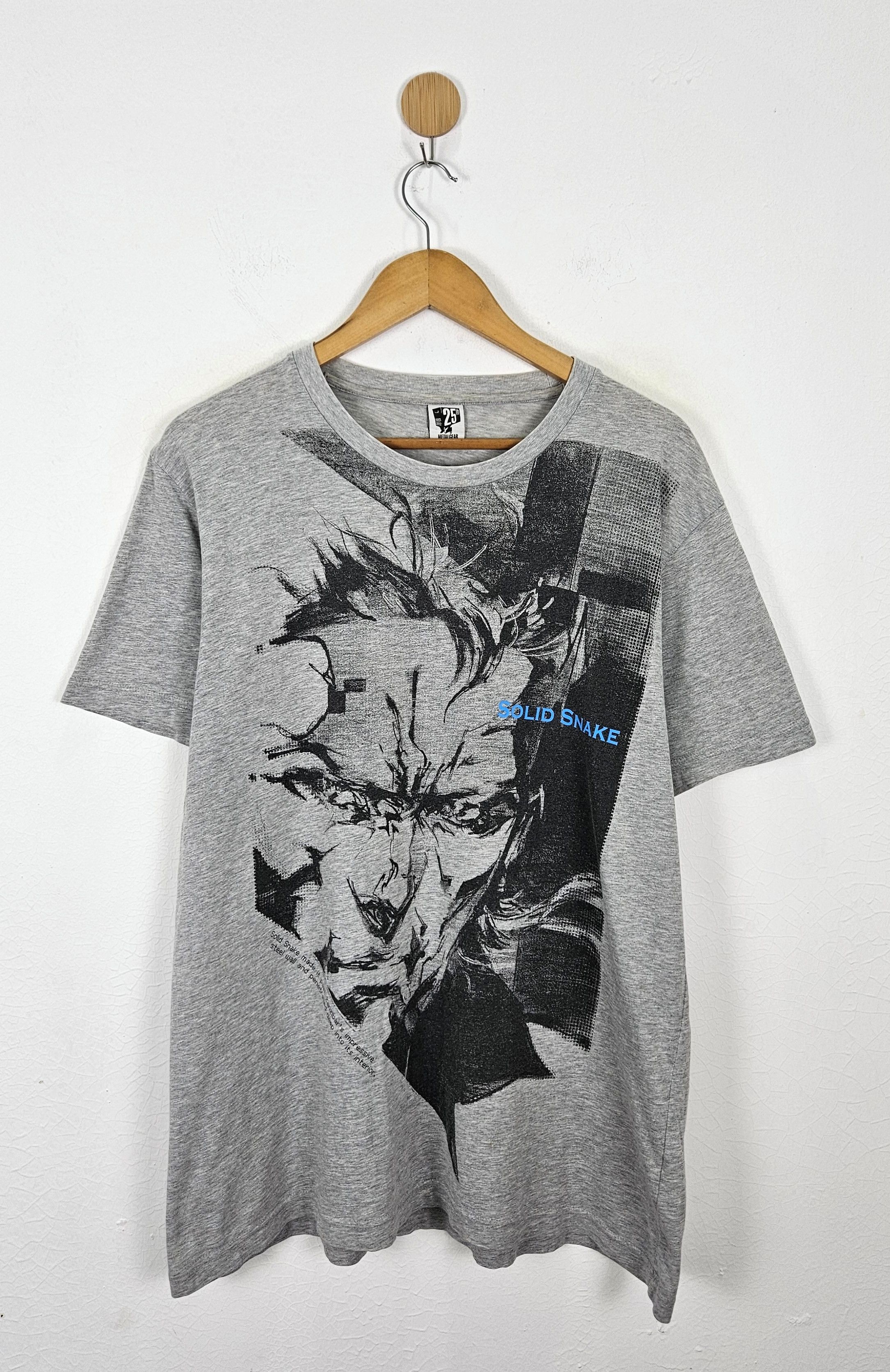 Playstation Metal Gear Solid 25th Annversary Solid Snake Shirt Hoodie, Sweatshirt | PodTeesHub.com
