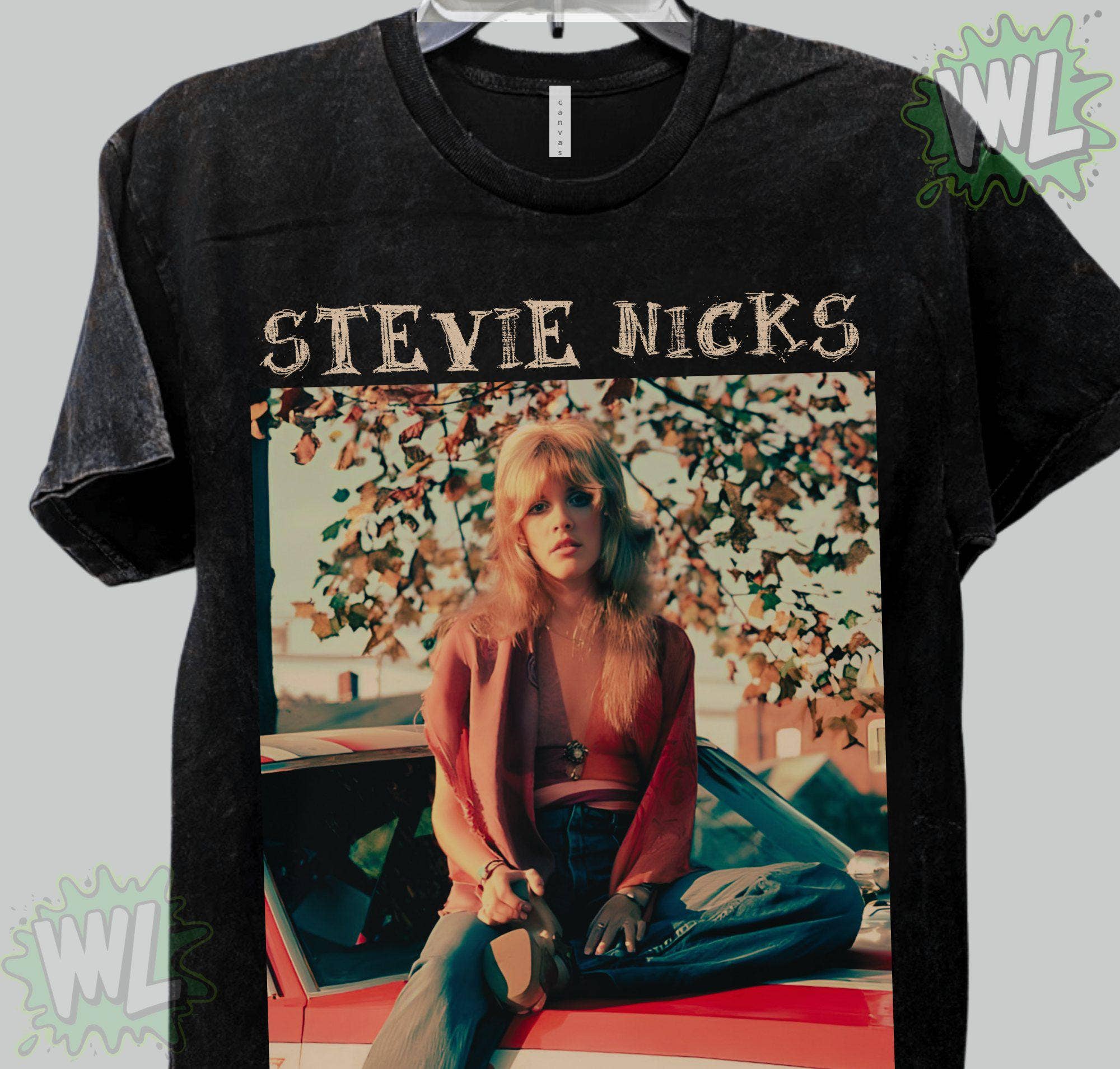 Stevie Nicks Retro Rock Legend Tee Vintage Music Shirt Hoodie, Sweatshirt | PodTeesHub.com