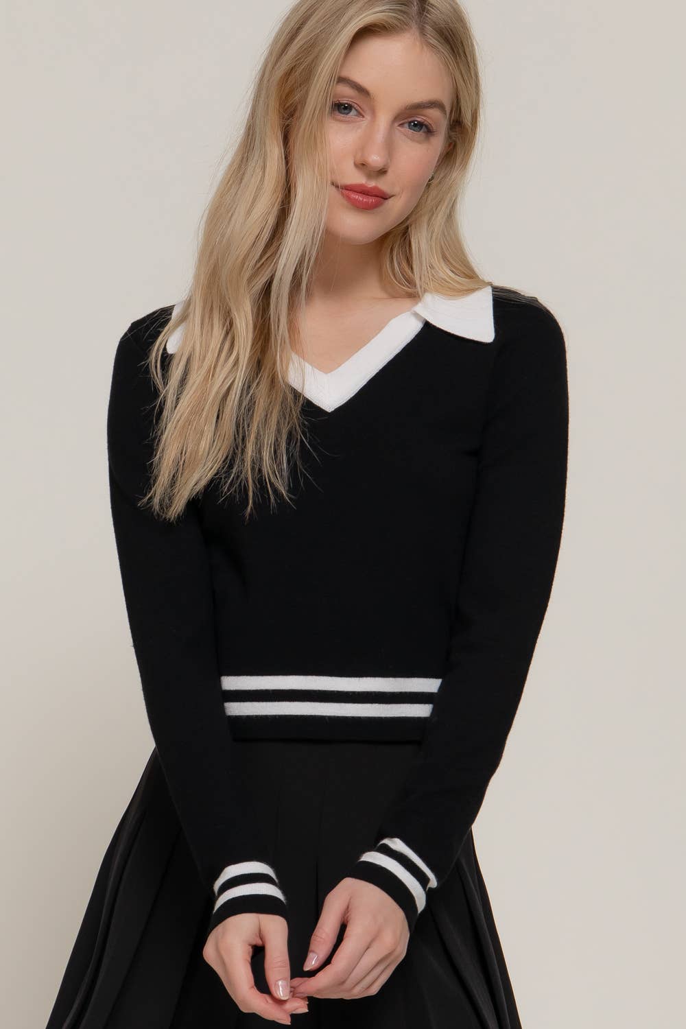 0913 Long Sleeve Stripe Polo Sweater SI-28365 T-Shirts, Hoodie, Sweatshirt | PodTeesHub.com