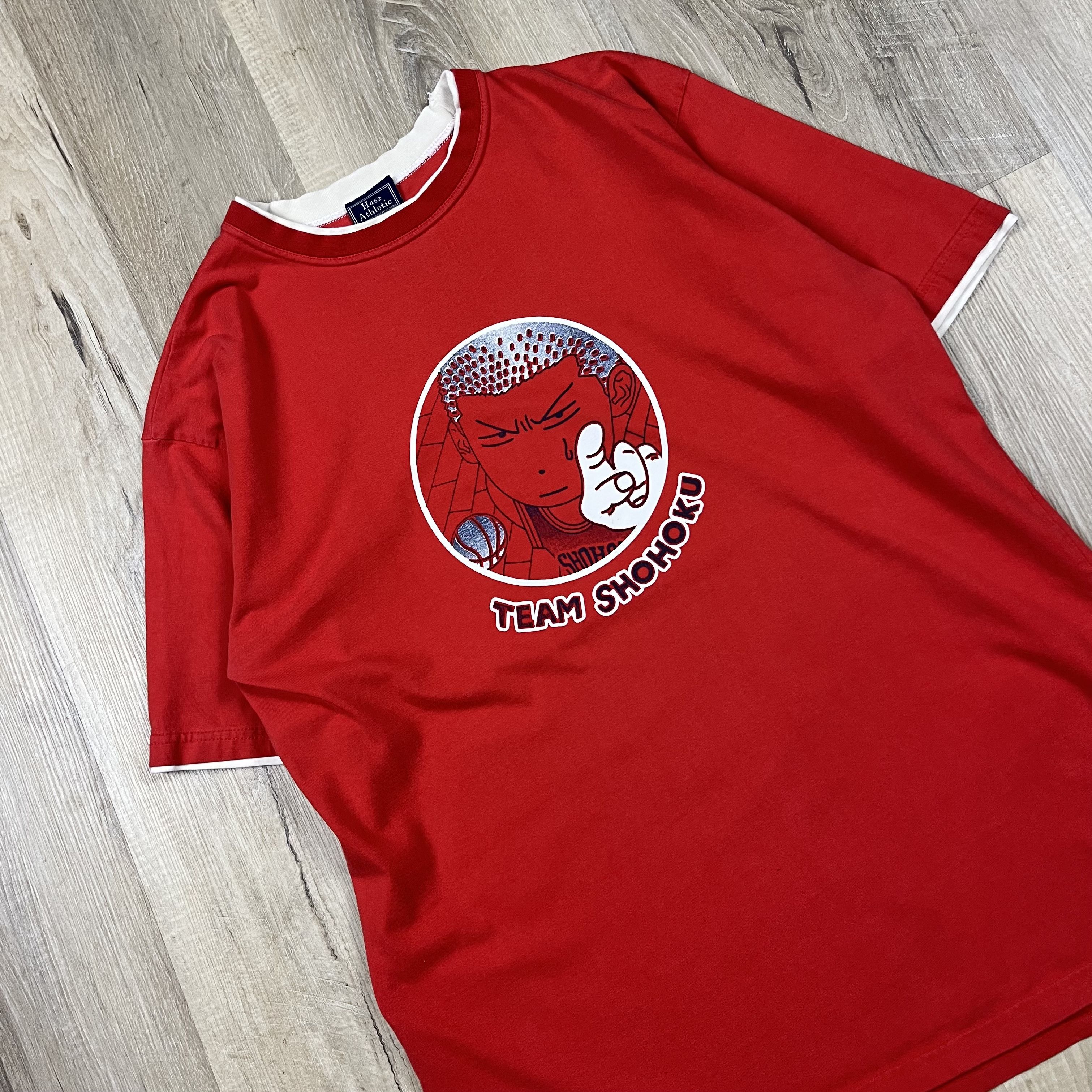 Anime Y2k Slam Dunk Anime T Shirt Shohoku T Shirt Double Layer Hoodie, Sweatshirt | PodTeesHub.com