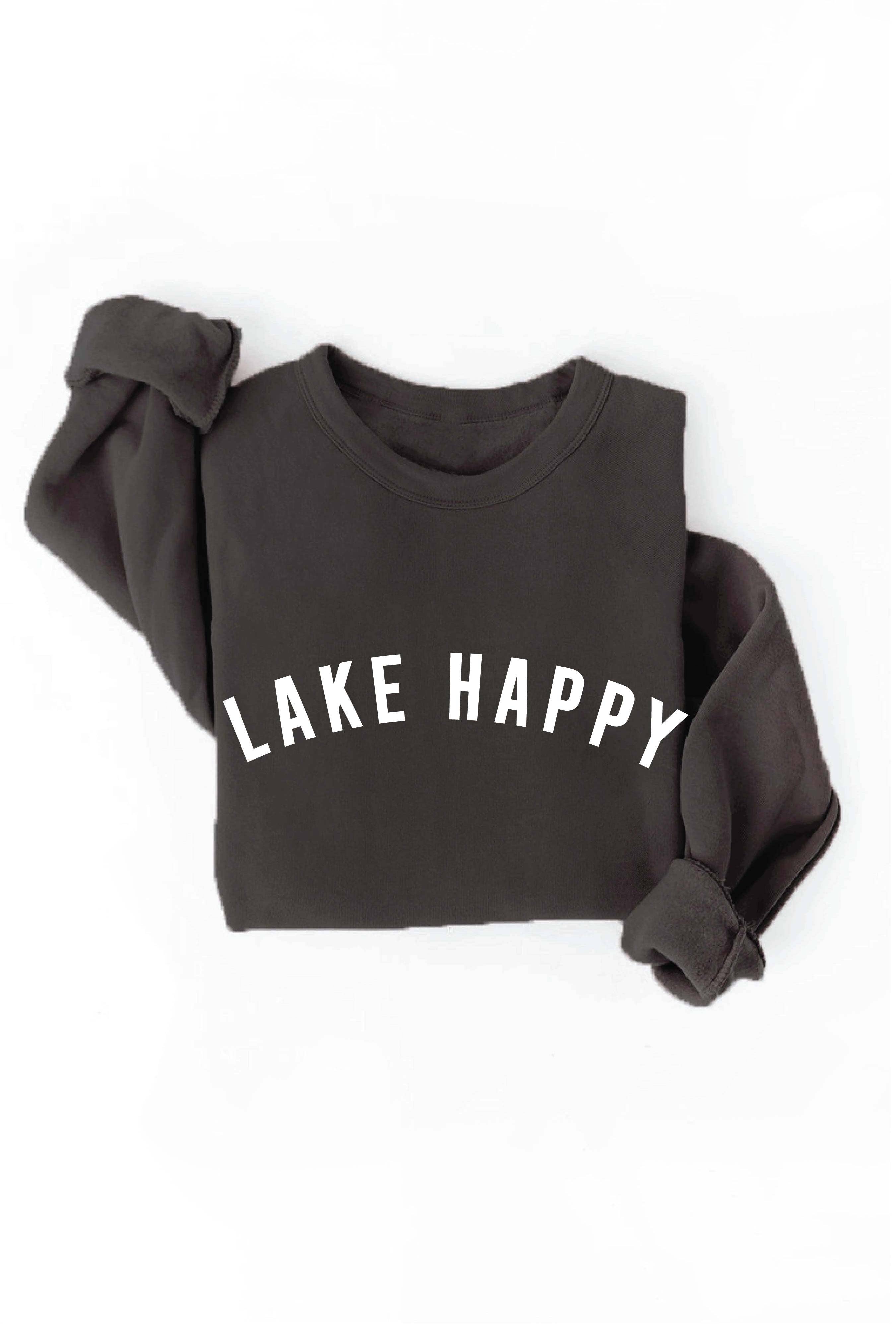 Lake Happy Graphic Sweatshirt T-Shirts, Hoodie | PodTeesHub.com