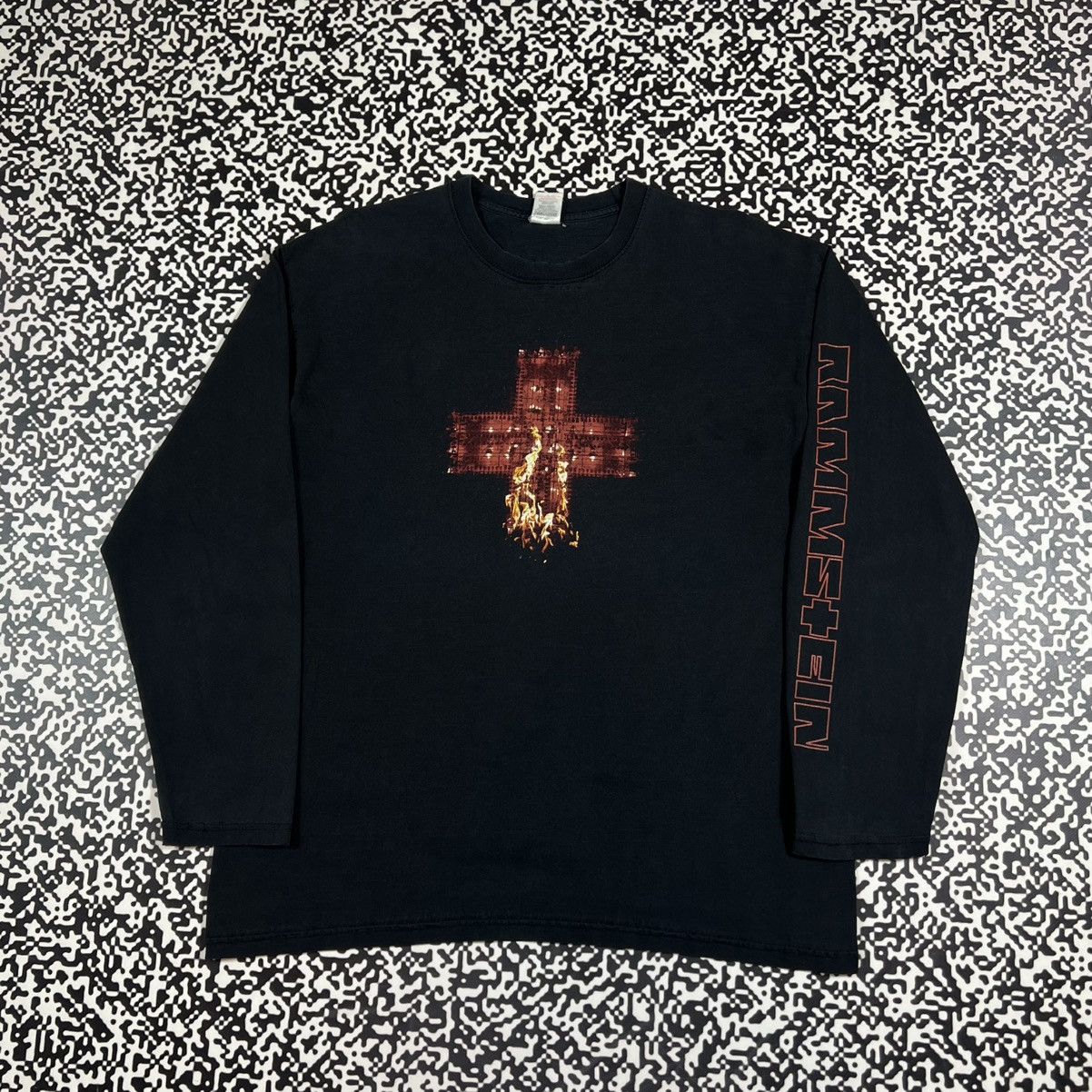 Band Tees Vintage Y2k Rammstein Band Rock Live Aus Berlin Longsleeve Hoodie, Sweatshirt | PodTeesHub.com