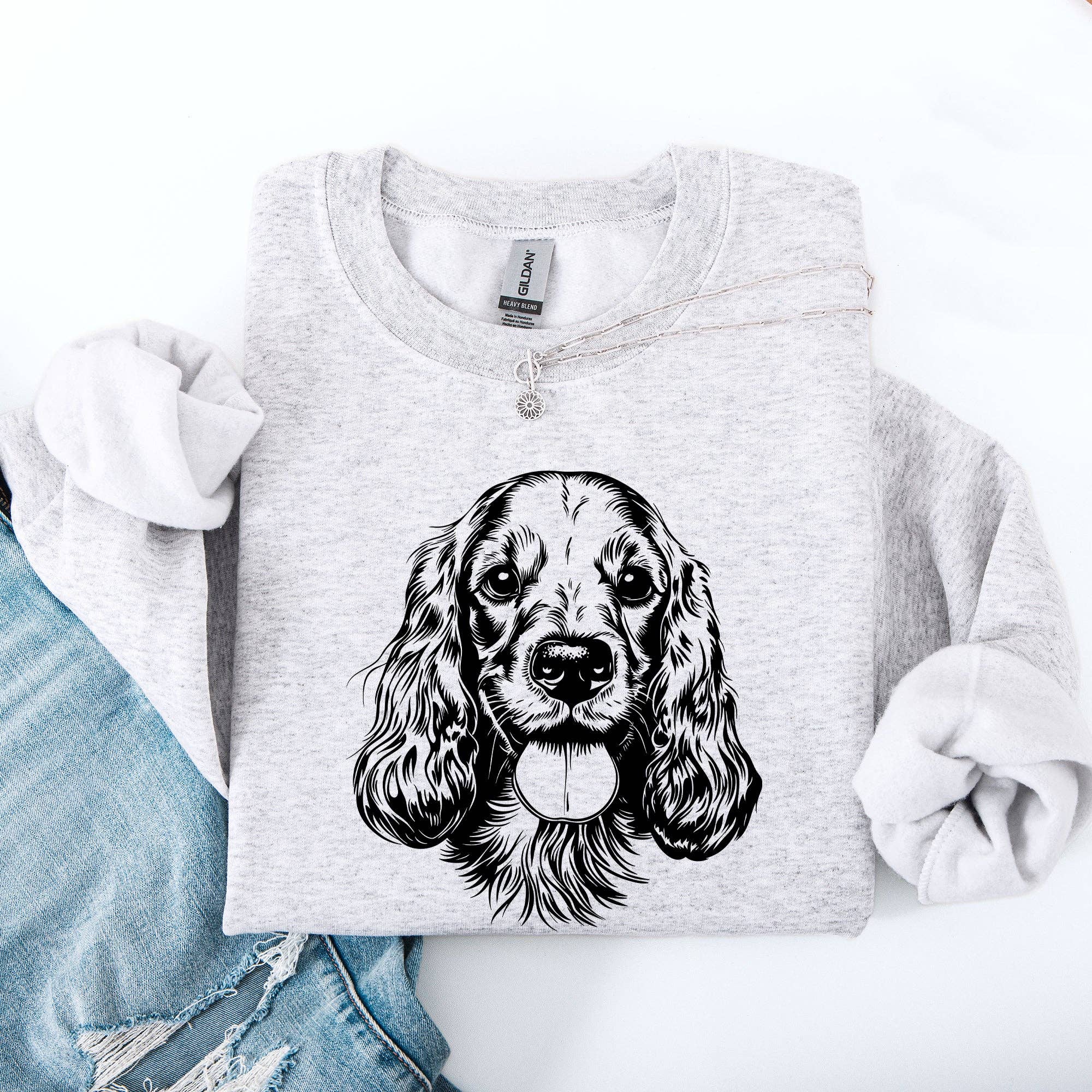 Cocker Spaniel, Pet, Dog Breed Sweatshirt T-Shirts, Hoodie | PodTeesHub.com