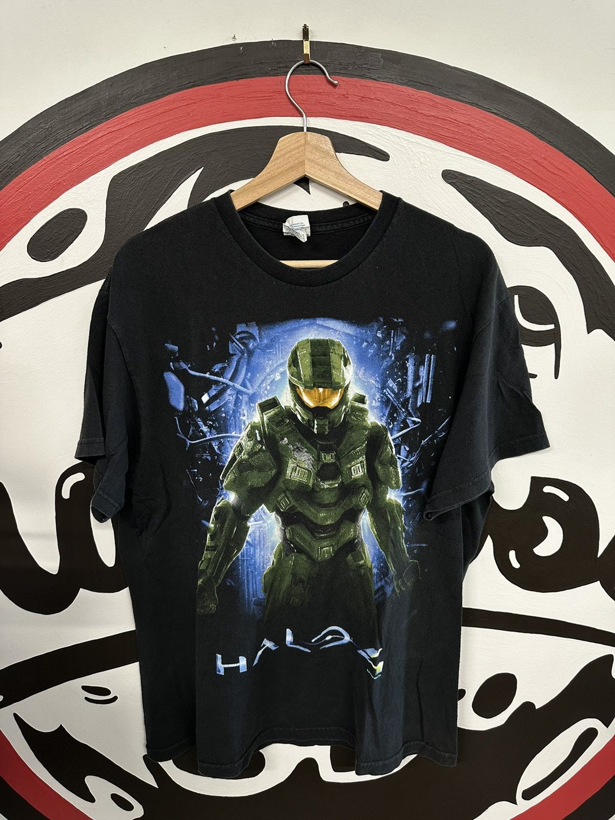 Halo X Vintage 2012 Halo 4 Master Chief Poster Print Video Game Promo Shirt Hoodie, Sweatshirt | PodTeesHub.com