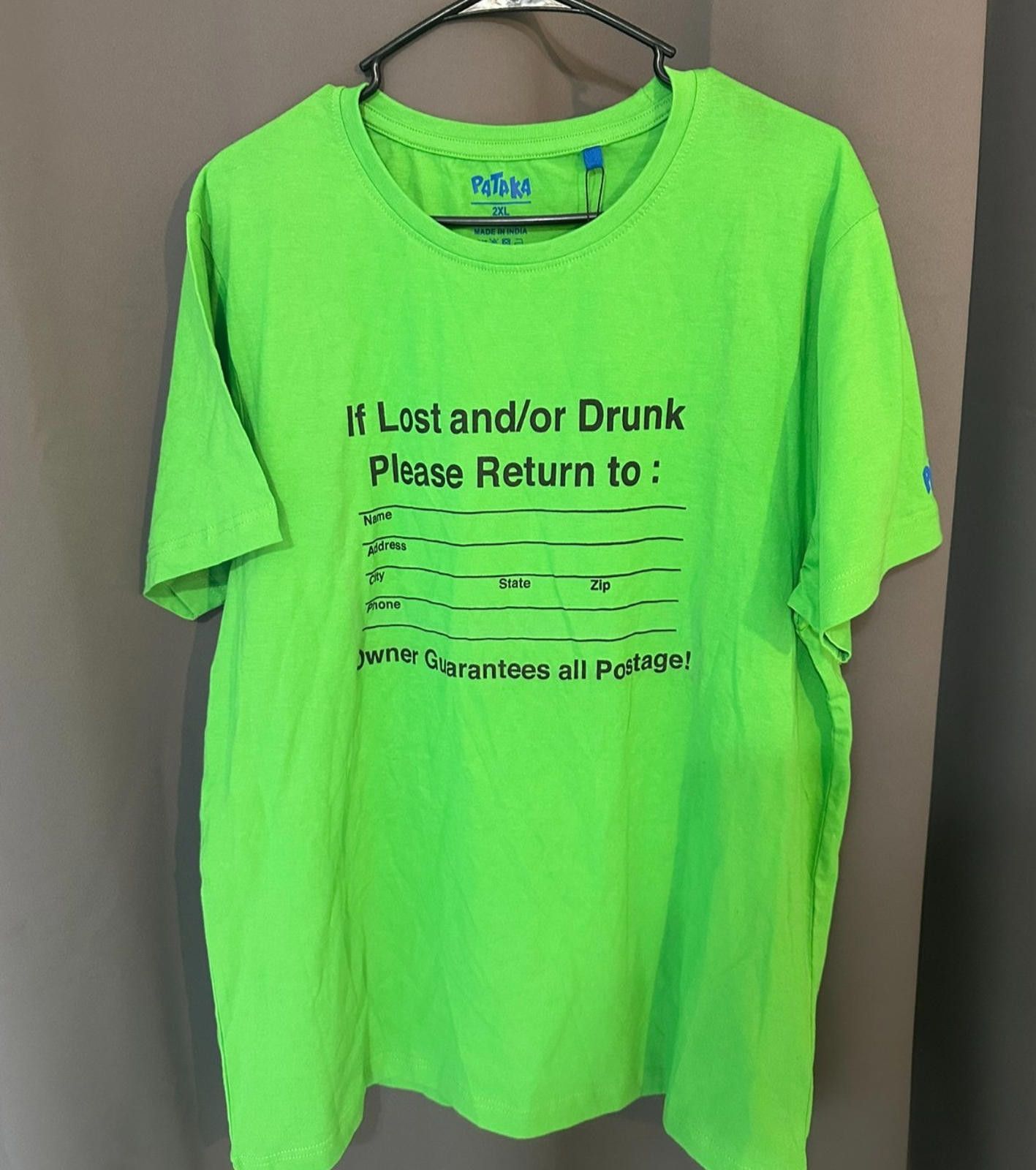 The Unbranded Brand Funny Tee 2xl If Lost Drunk Return To Hoodie, Sweatshirt | PodTeesHub.com