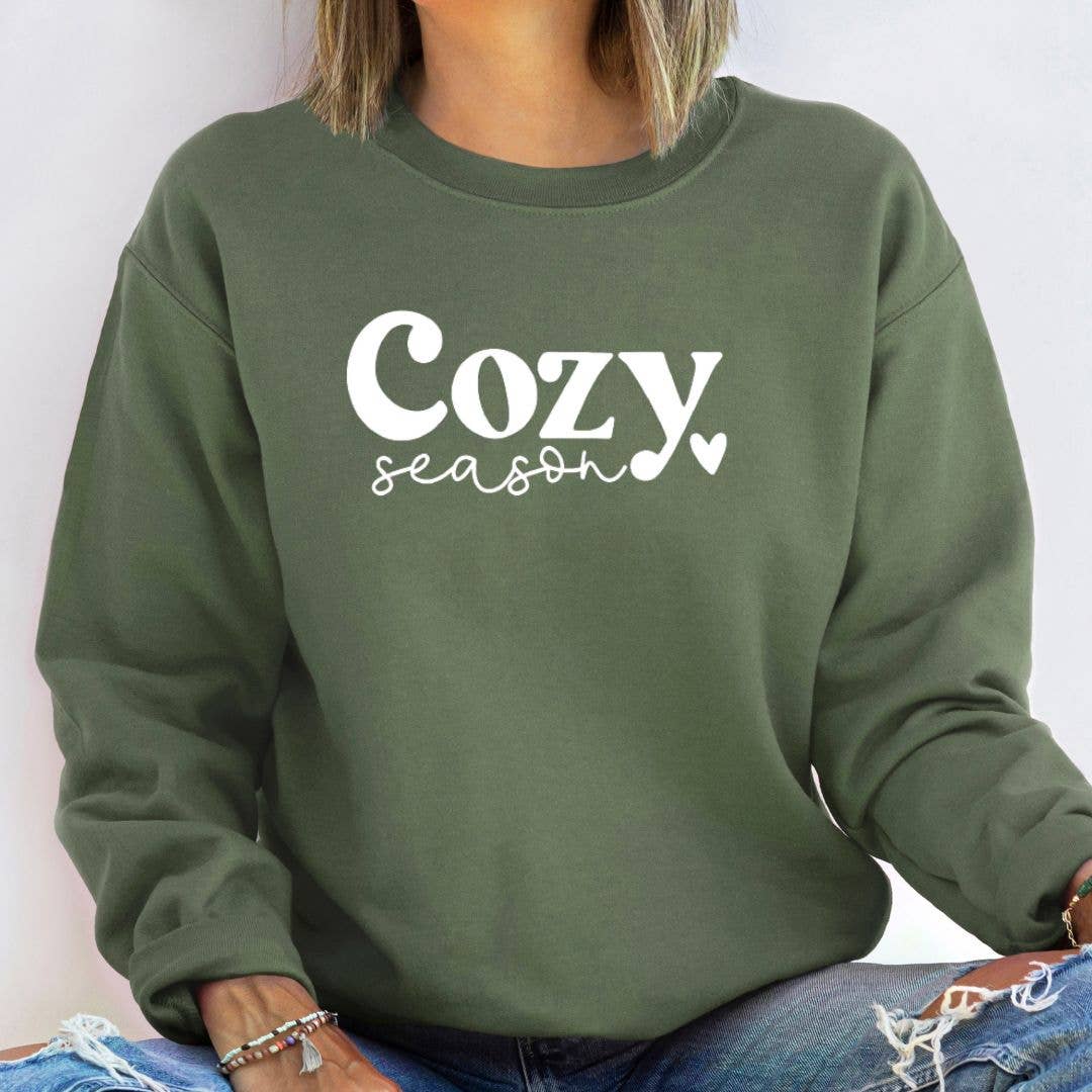 Cozy Season Fall Sweatshirt - Halloween Sweatshirt T-Shirts, Hoodie | PodTeesHub.com