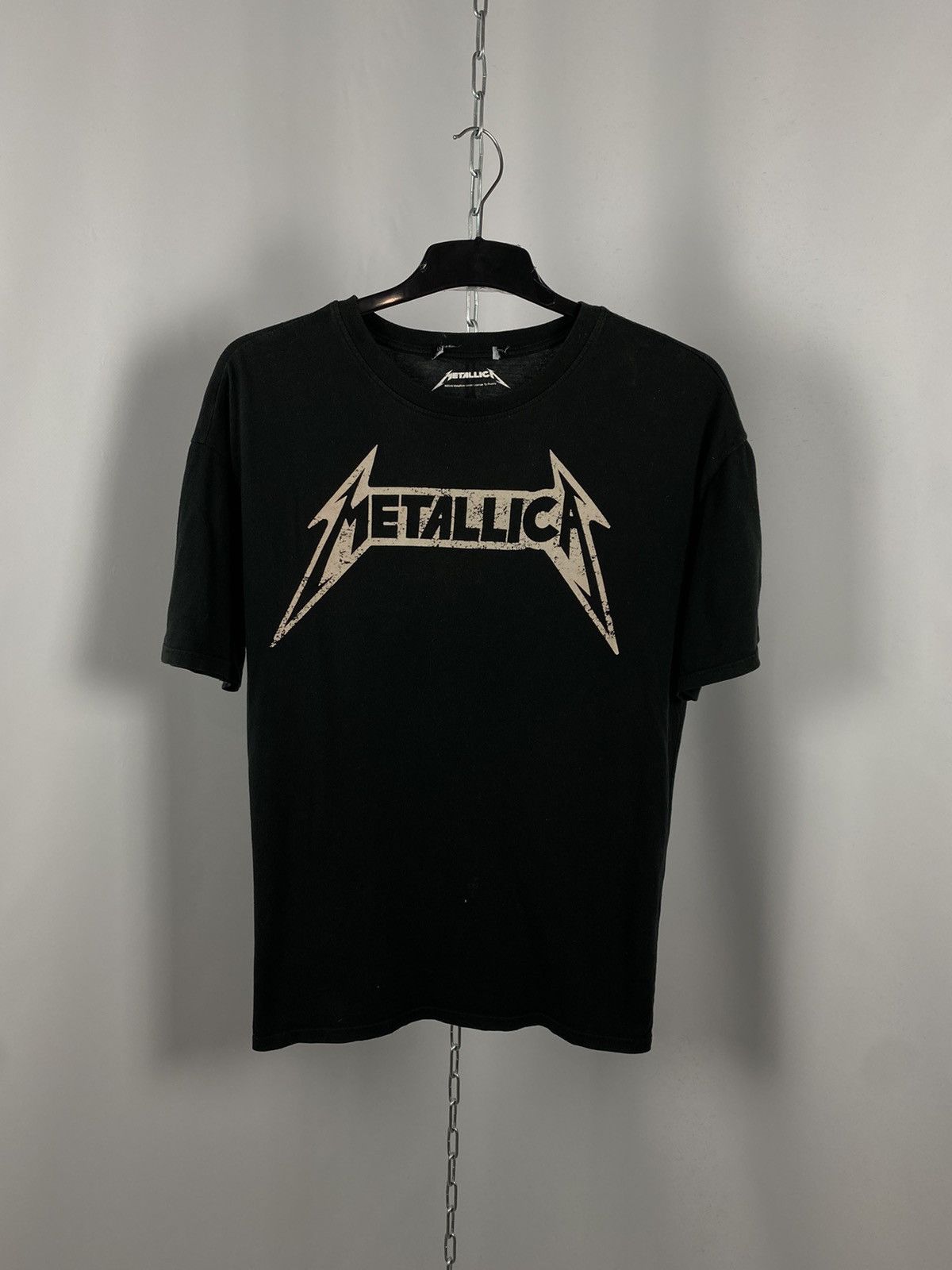 Metallica T Shirts Big Logo Band Rock Tee Streetwear Size L Hoodie, Sweatshirt | PodTeesHub.com
