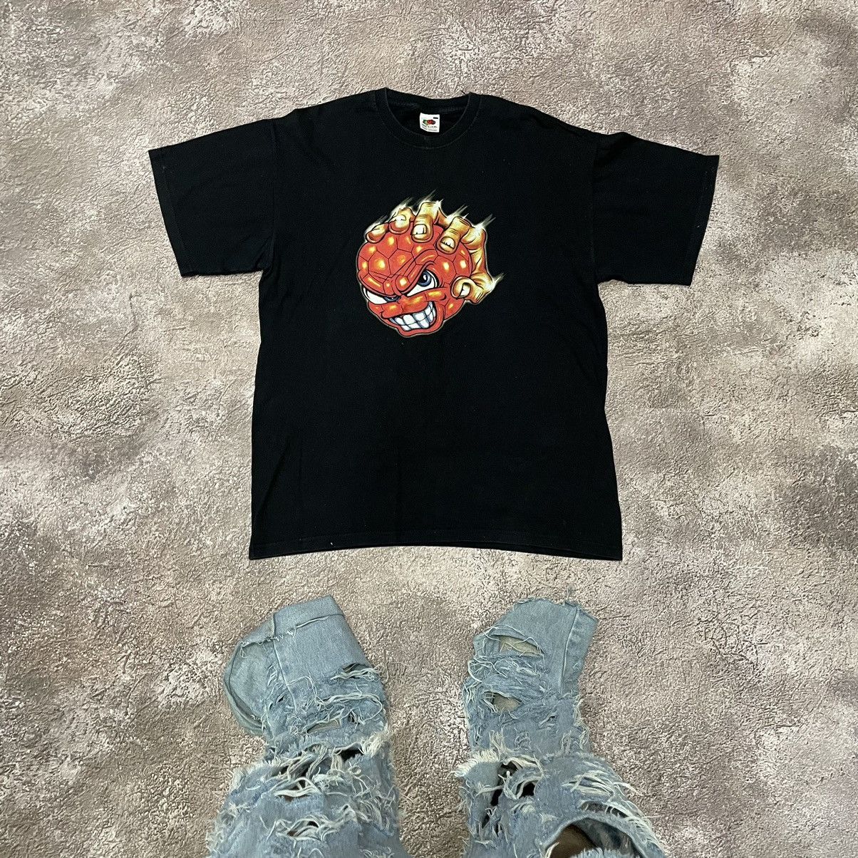 Vintage Y2k Fireball Scream Face Skulls Tour Horror Tee Hoodie, Sweatshirt | PodTeesHub.com