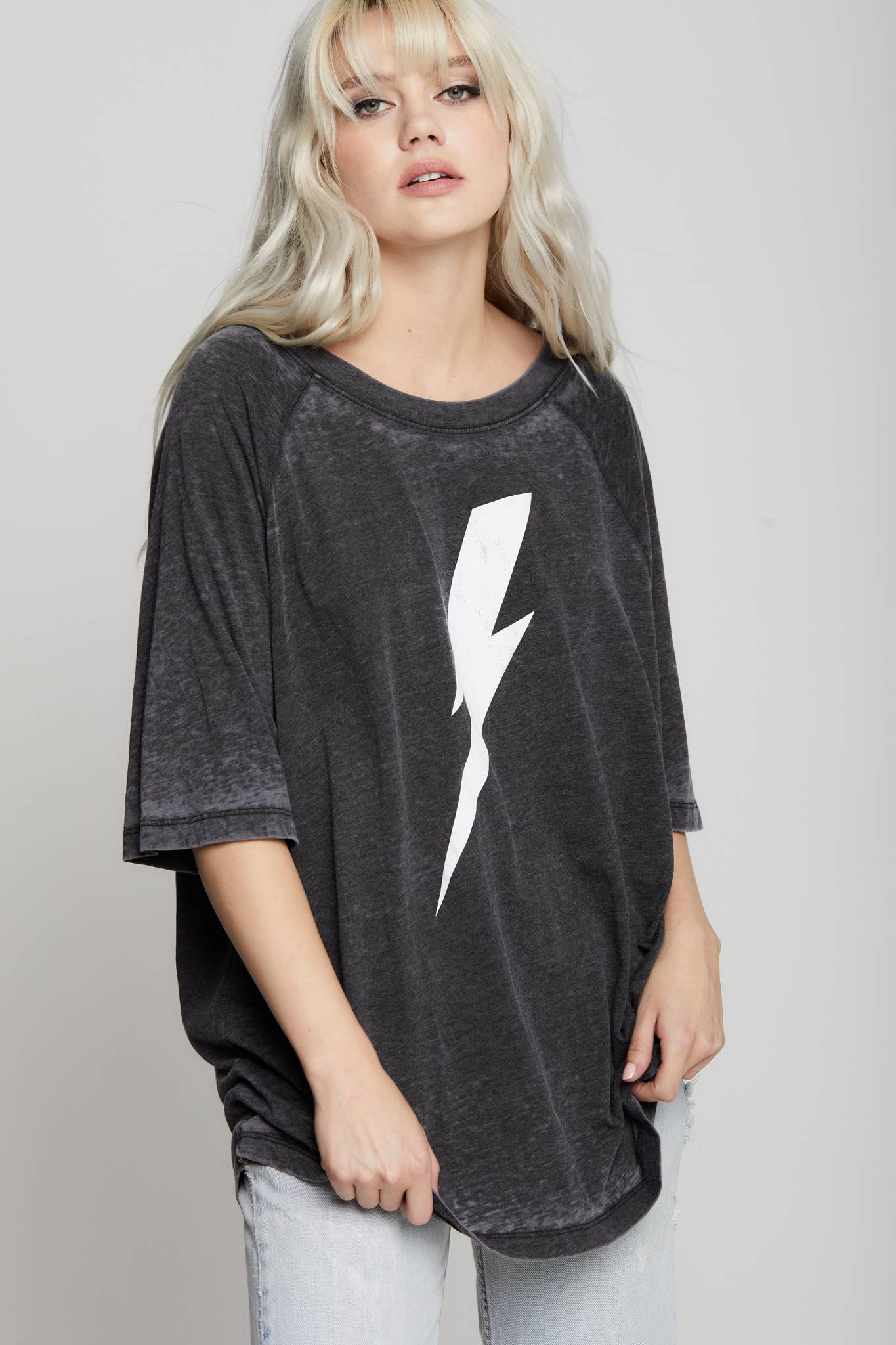 302267 - 228 Ac/Dc Bolt One Size Burn Out Tee Hoodie, Sweatshirt | PodTeesHub.com