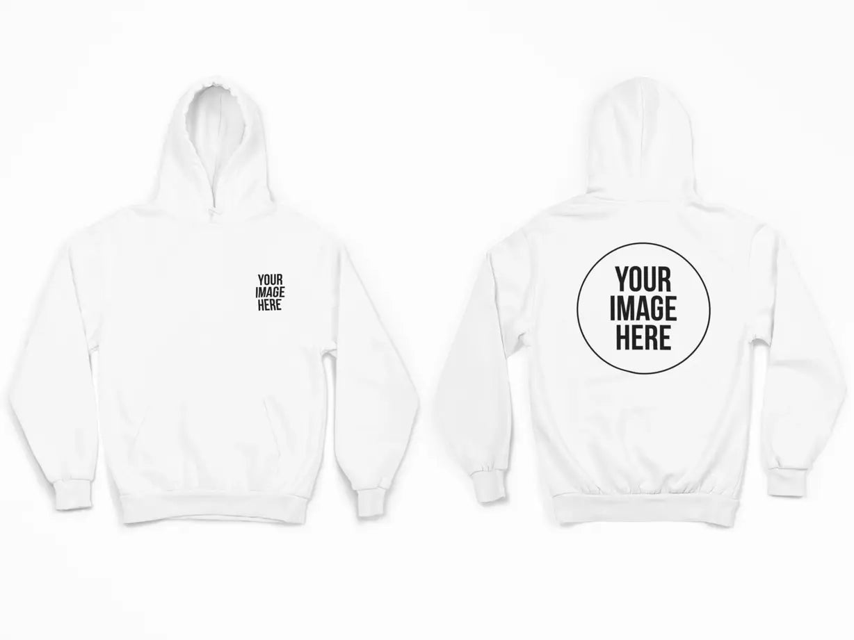 Custom Graphic / Logo Unisex Hoodie  Up To 40 Color Options T-Shirts, Sweatshirt | PodTeesHub.com