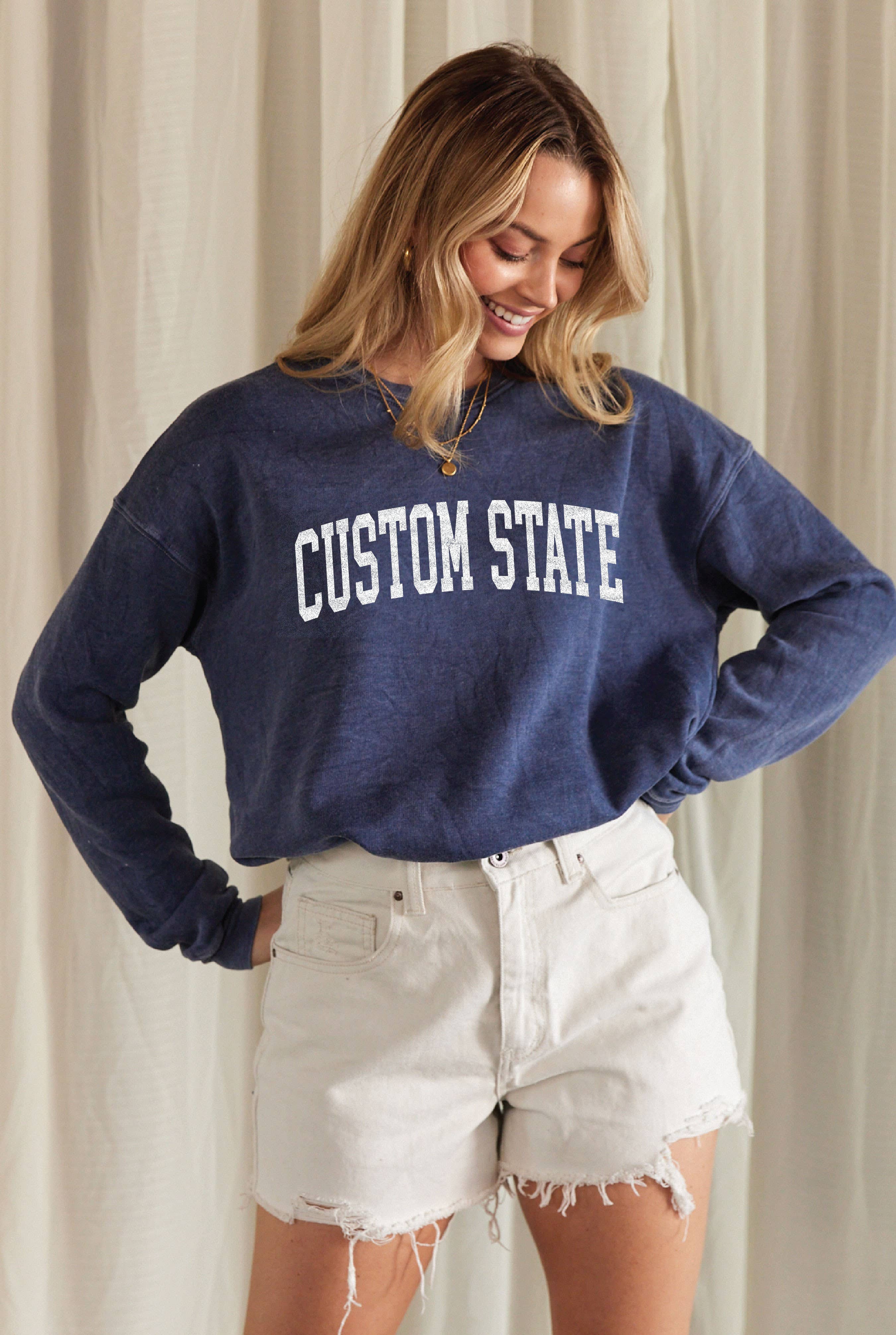 Custom State  Mineral Graphic Sweatshirt T-Shirts, Hoodie | PodTeesHub.com