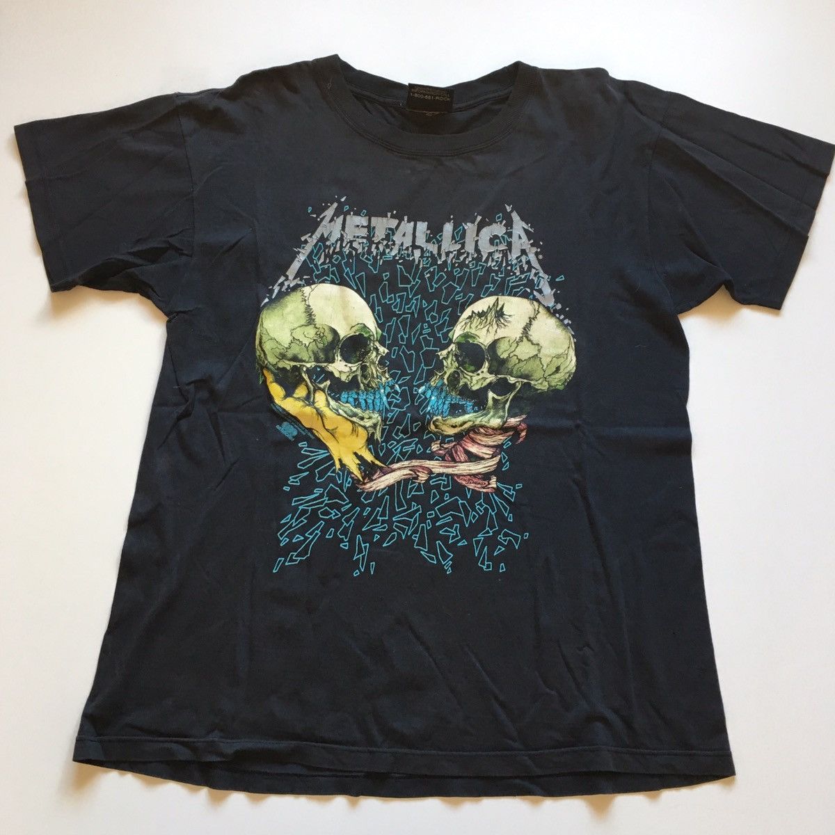 Vintage 90s Metallica Album Art Faded Black T-Shirts, Hoodie, Sweatshirt