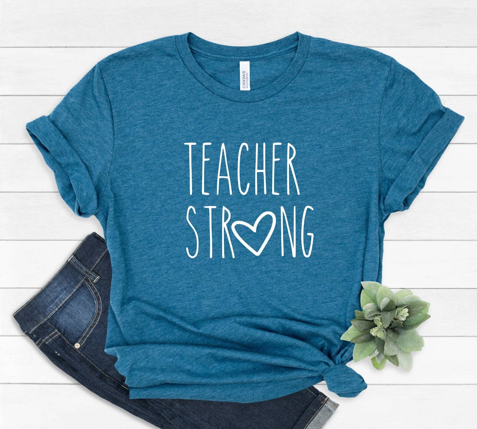Teacher Strong T-Shirt Hoodie, Sweatshirt | PodTeesHub.com