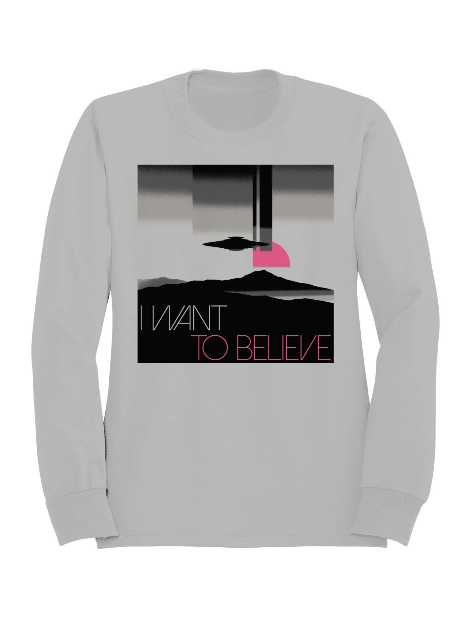 Retro Ufo I Want To Believe Women's Sweatshirt T-Shirts, Hoodie | PodTeesHub.com