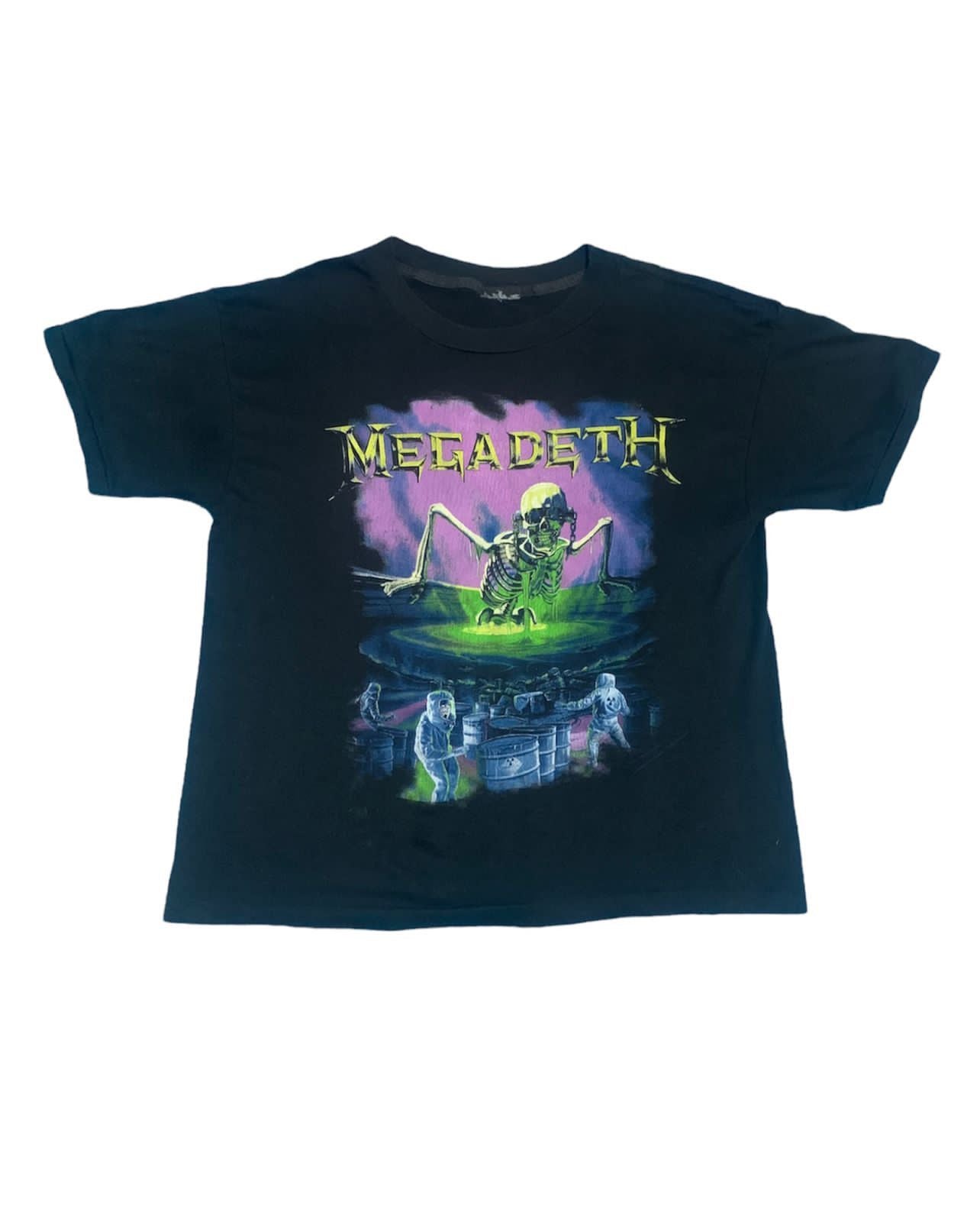 Vintage Megadeth Contaminated 1989 T Shirt Hoodie, Sweatshirt | PodTeesHub.com