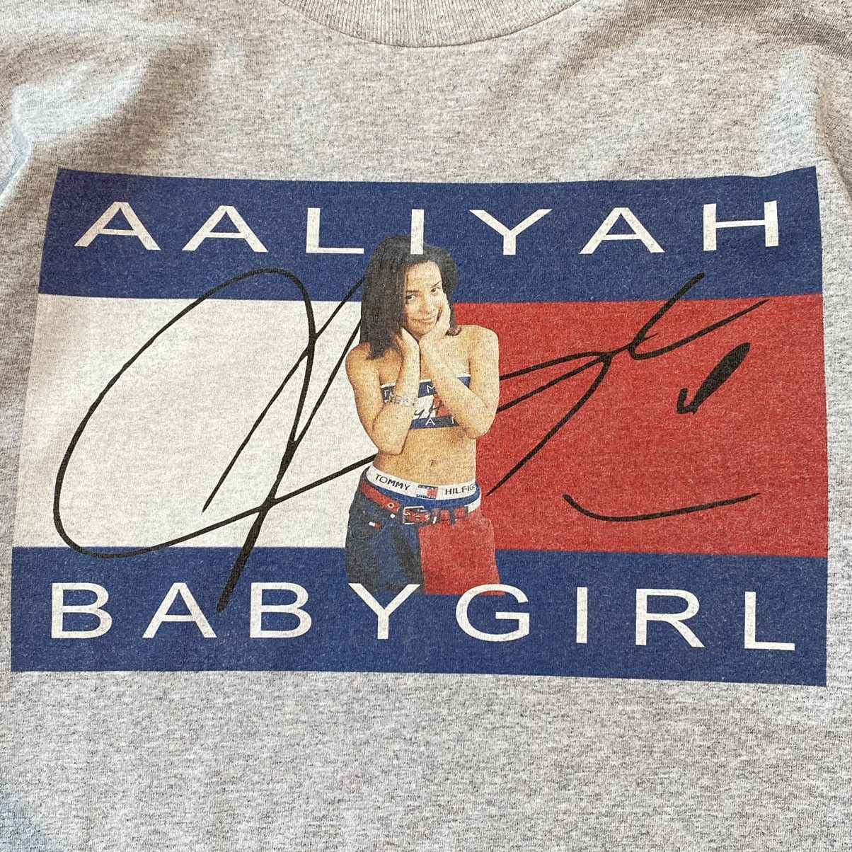 Vintage Early 2000 Alliyah Baby Girl L S Rap Tee Hip Hop Hoodie, Sweatshirt | PodTeesHub.com